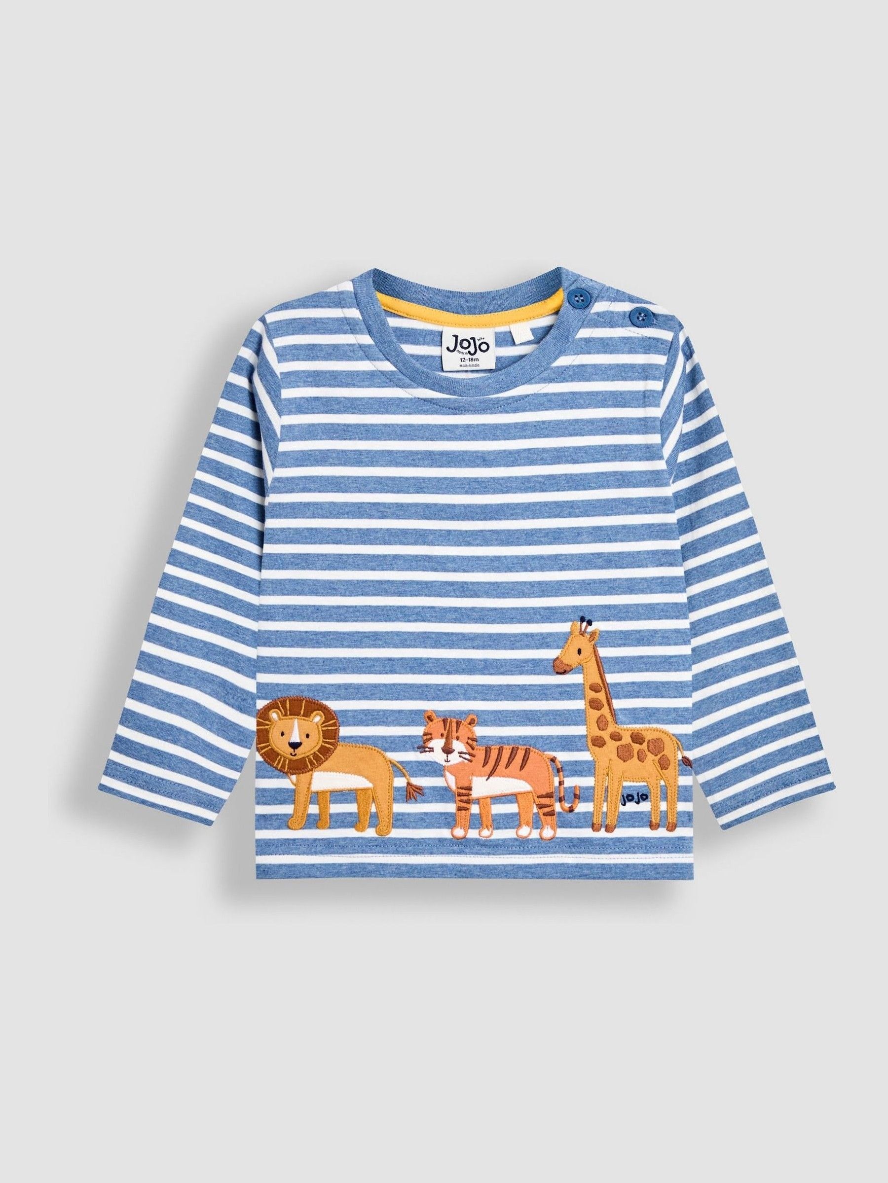 Blue Appliqué Border Top (F96716) | $29 - $34