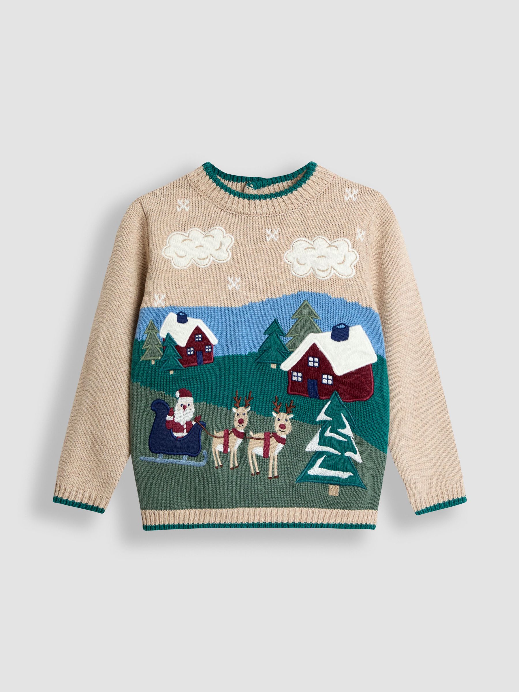Natural Christmas Scene Jumper (F96728) | $48 - $53