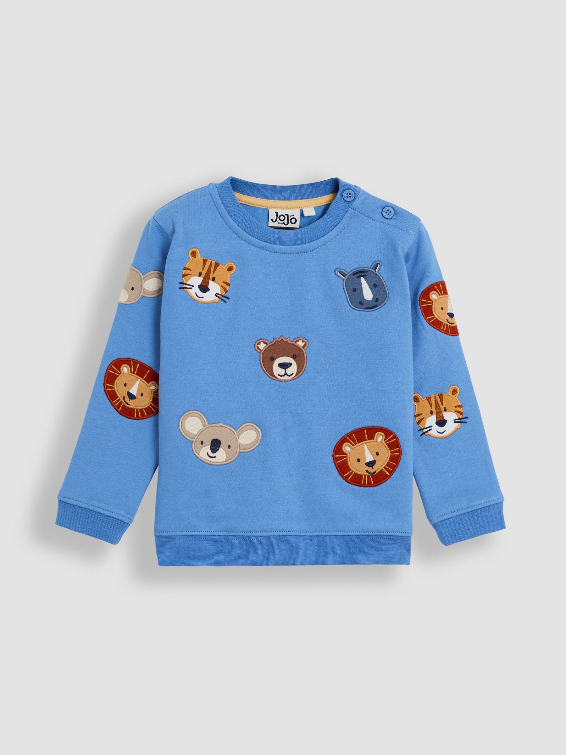Blue Appliqué Sweatshirt (F96798) | $41 - $45