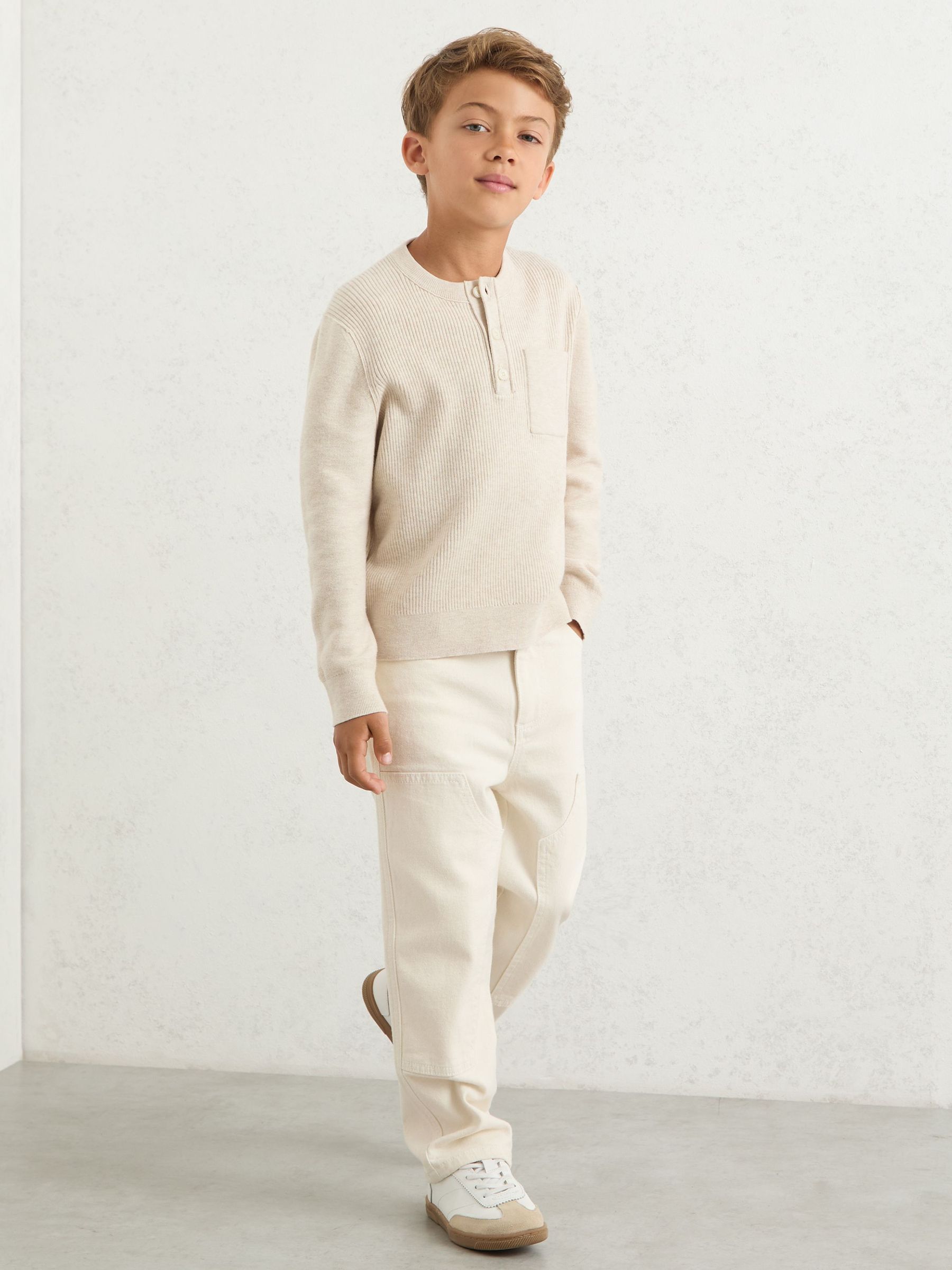 9-13 yrs Straight-Leg Carpenter Jeans in Off White (F97755) | €65