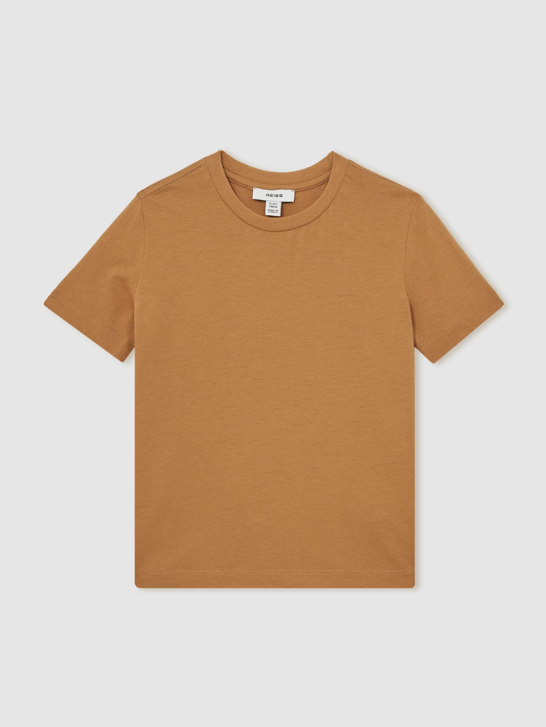 13-14 yrs Crew Neck T-Shirt in Tan Brown (F97865) | HK$220