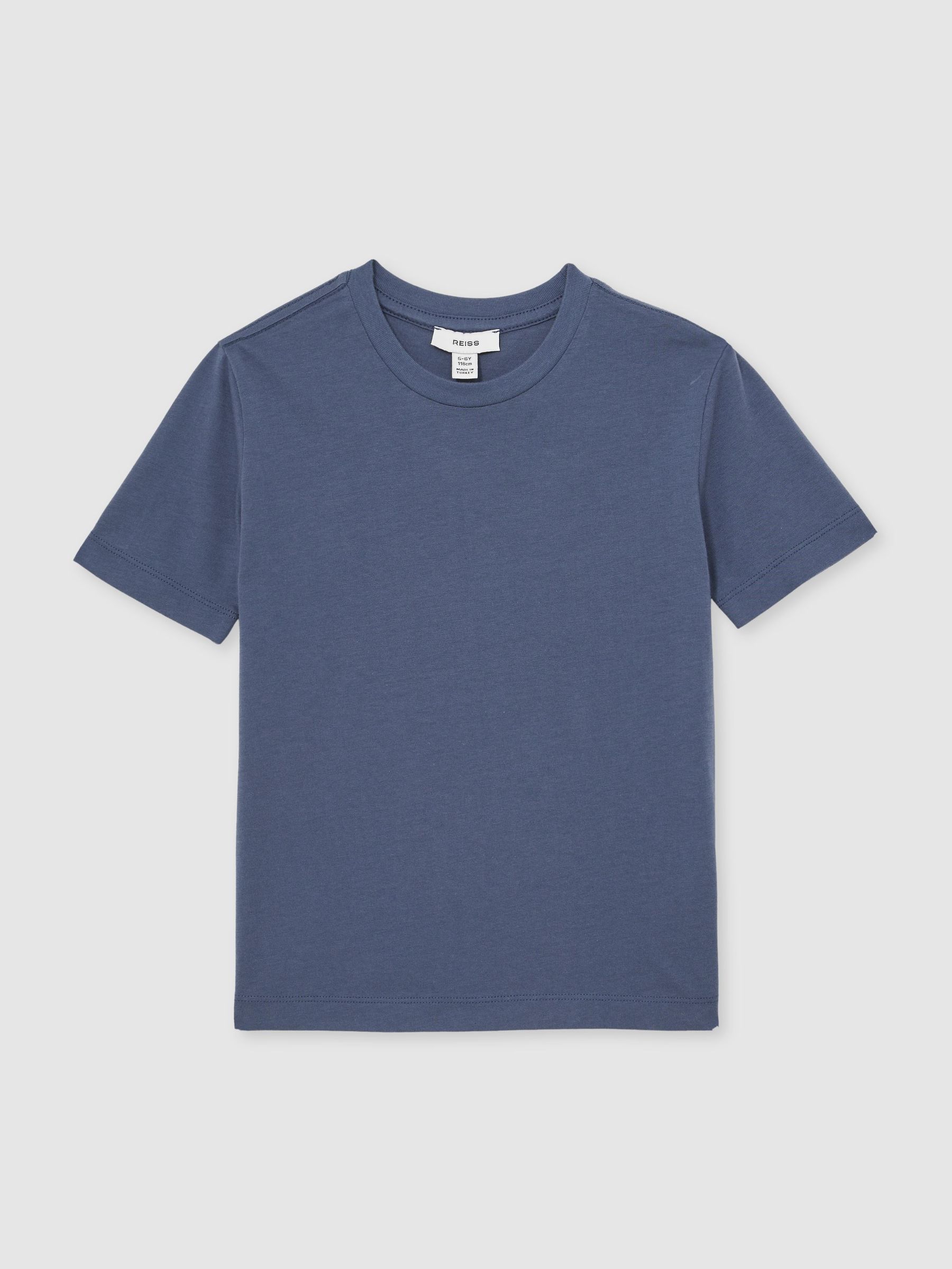13-14 yrs Crew Neck T-Shirt in Ocean Blue (F97873) | €20