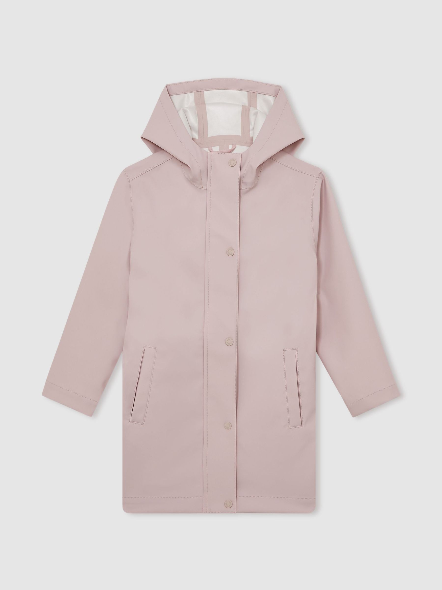 13-14 yrs Hooded Rain Jacket in Pink (F97879) | 470 QAR