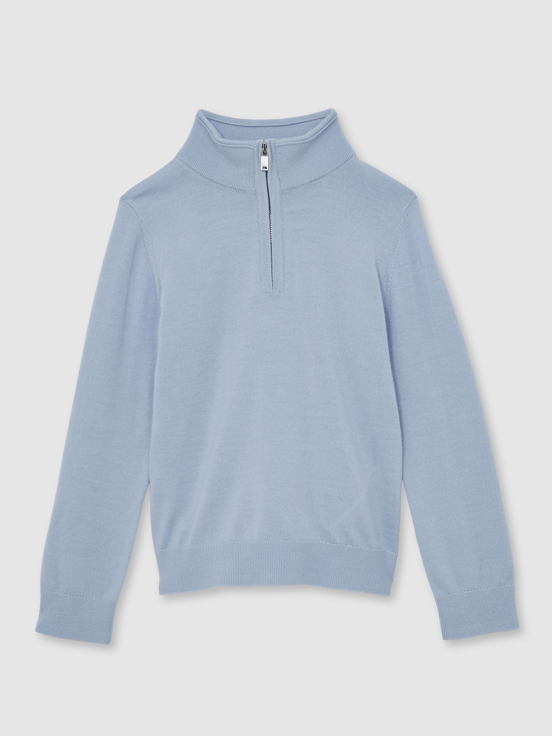 Jumper in Soft Blue Melange (F97955) | US$70