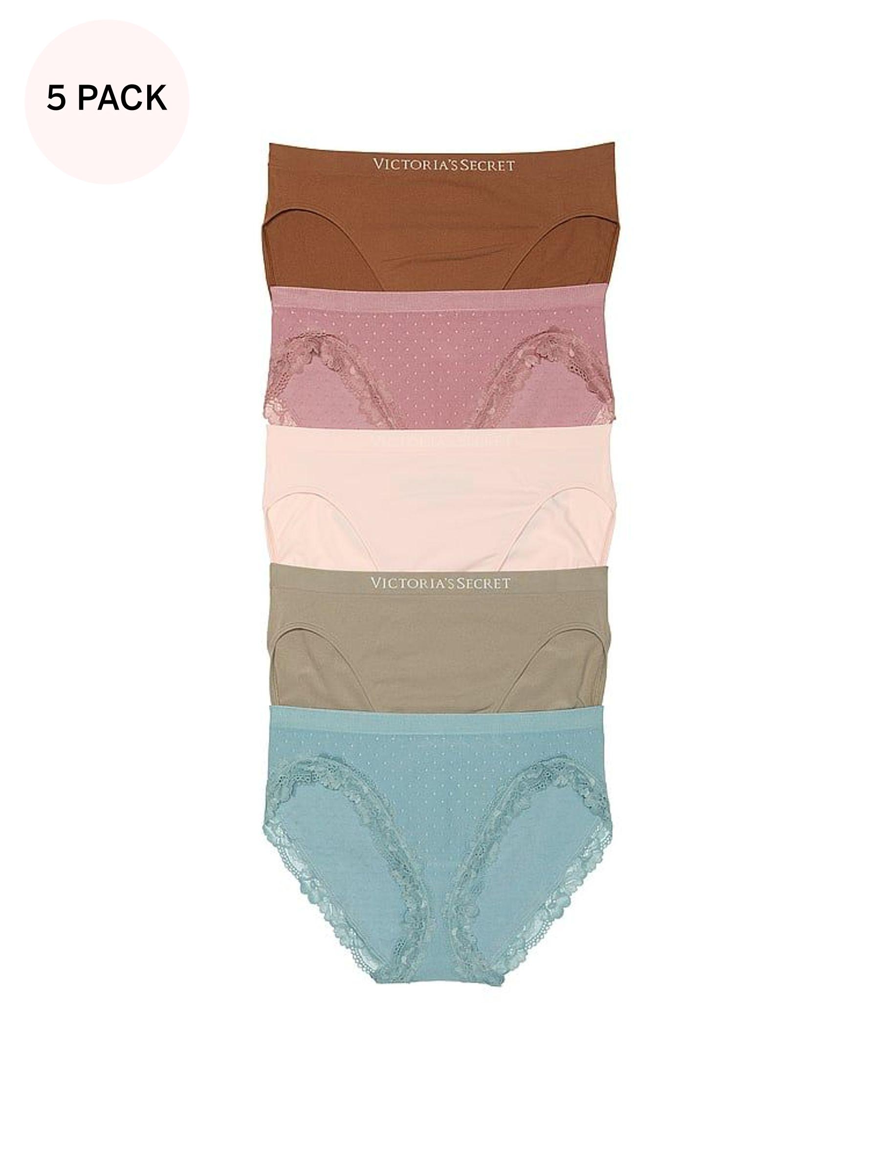 Brown/Pink/Nude/Blue 5 Pack Knickers (G00078) | €31