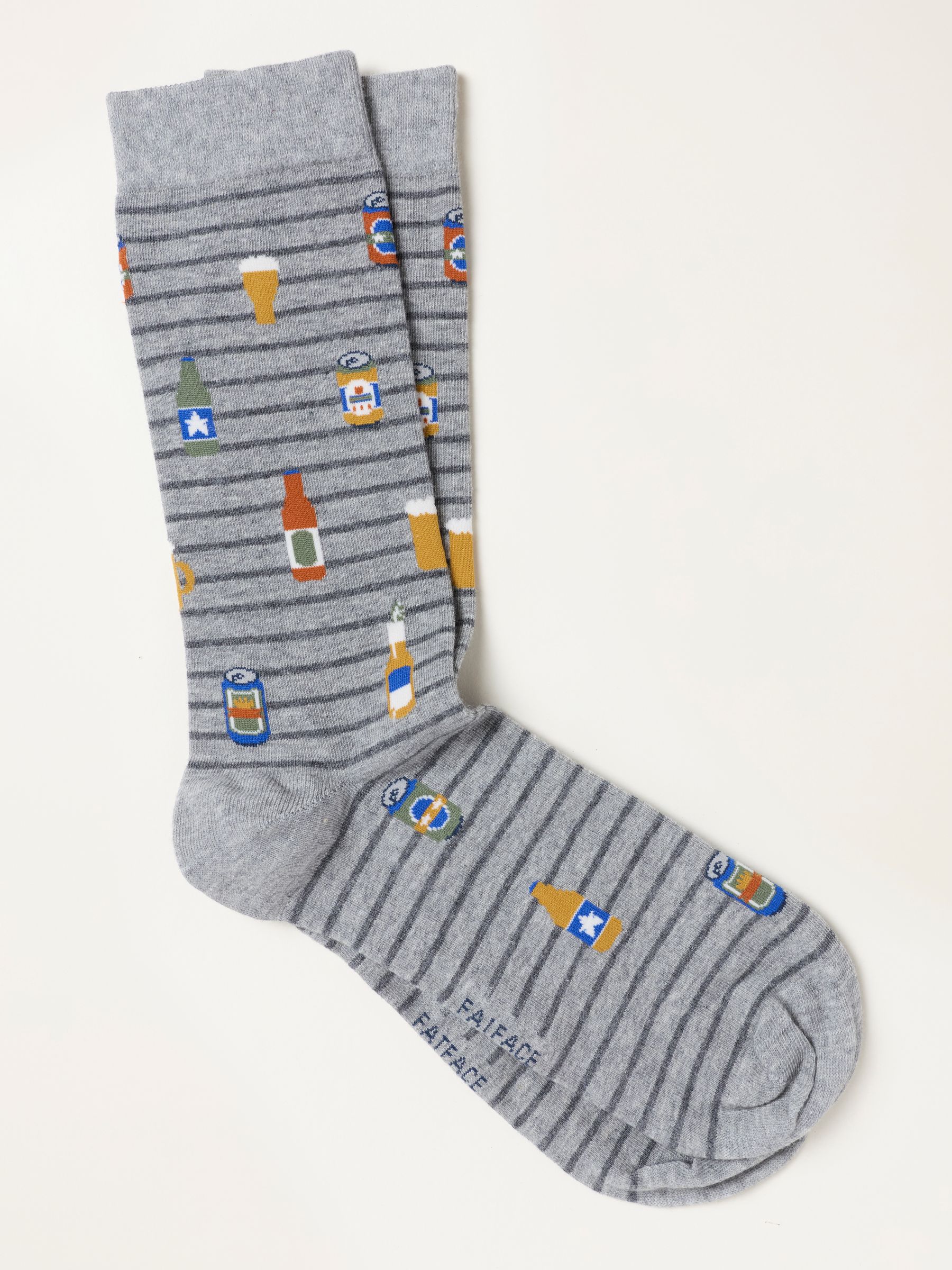 Grey - Regular Beer Socks