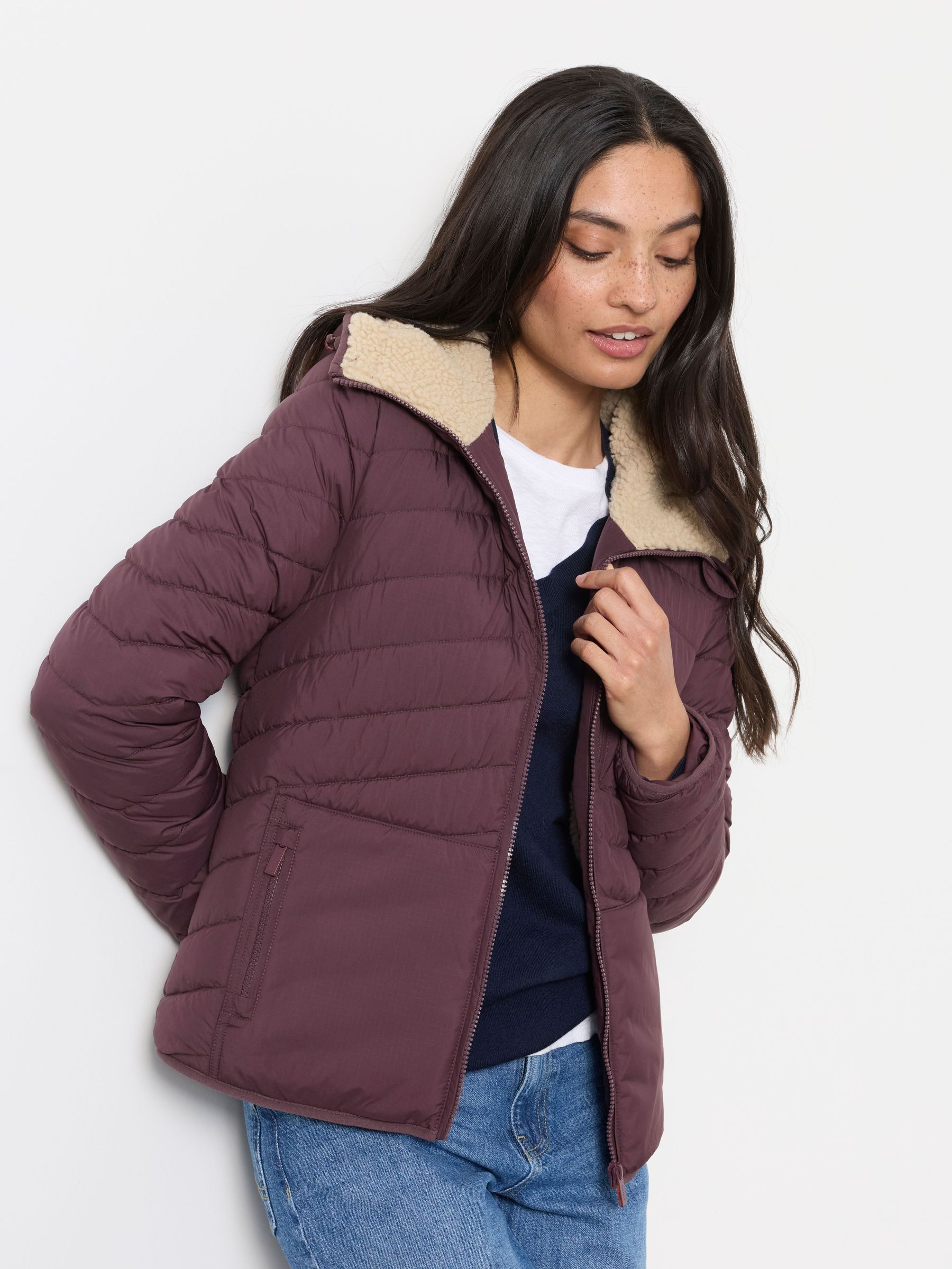 Plum Purple - Puffer Jacket