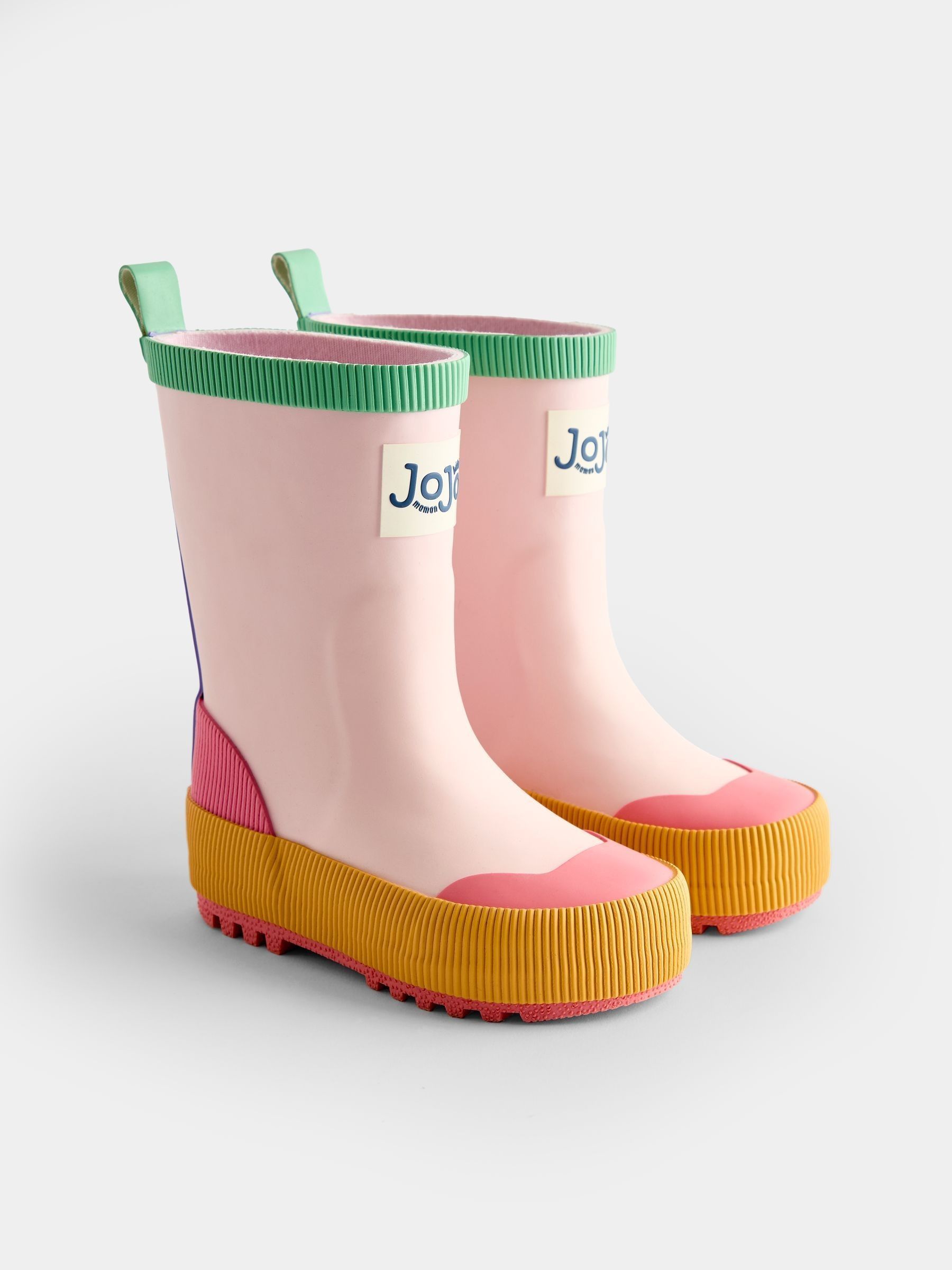 Pink - Colourblock Wellies