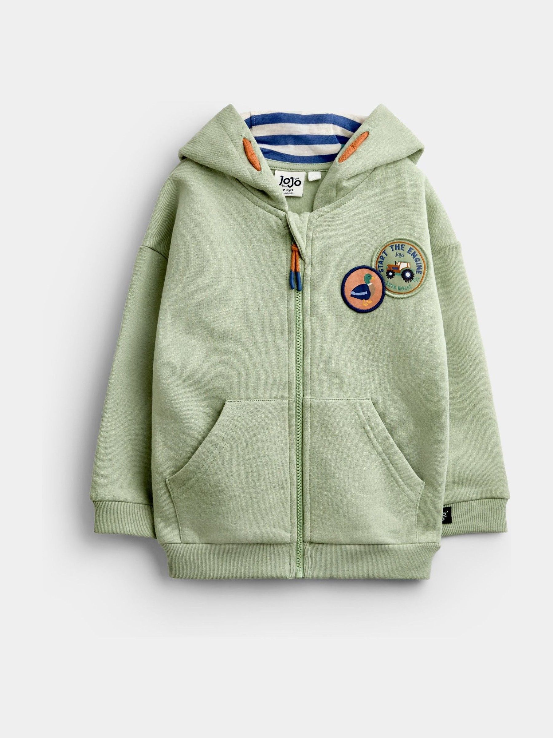 Light Green Farm - Badge Appliqué Hoodie