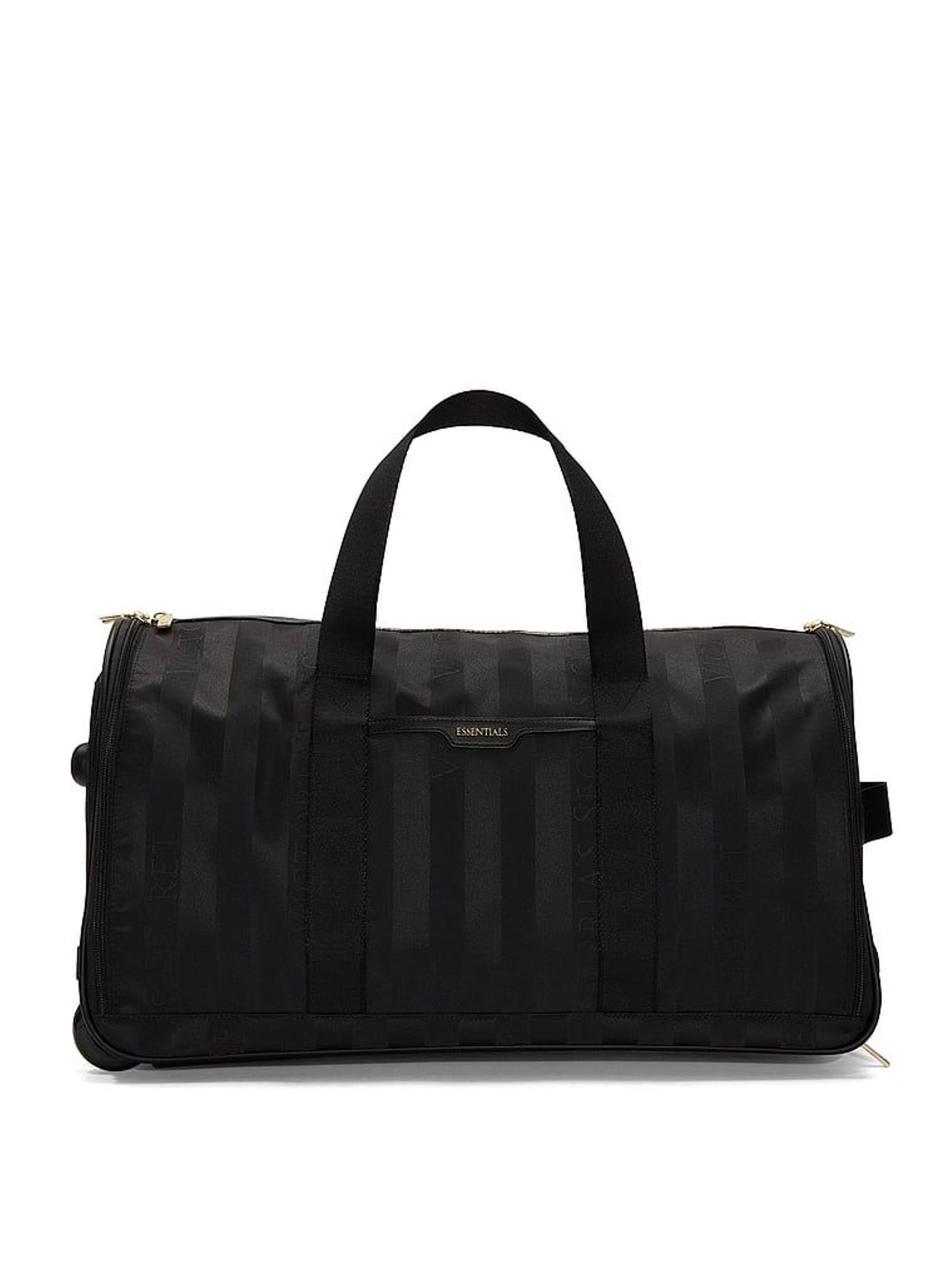 Black Stripe - Weekender Rolling Duffle Bag