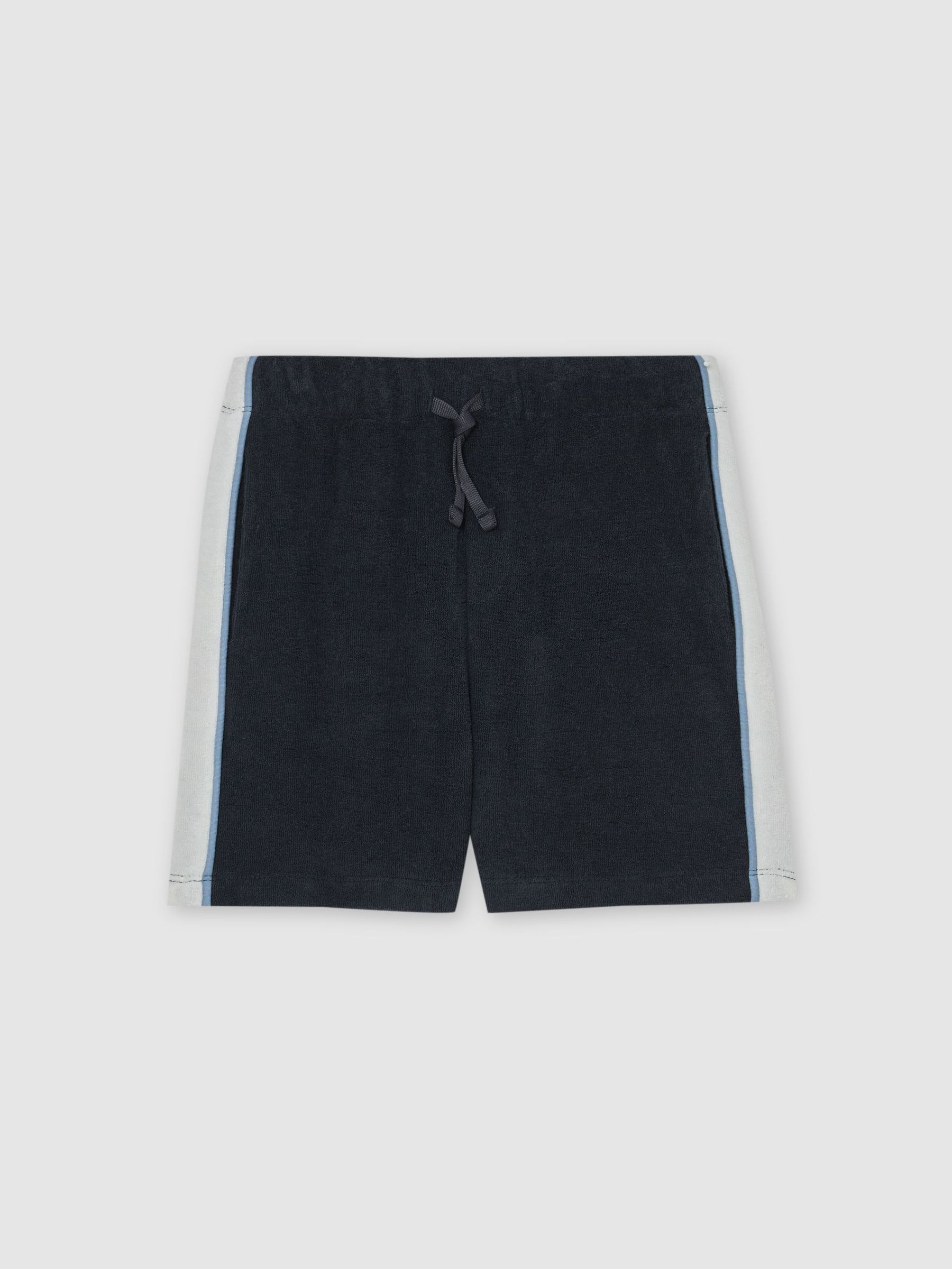 13-14 yrs Towelling Colour-Block Shorts in Navy/White (G56543) | €60