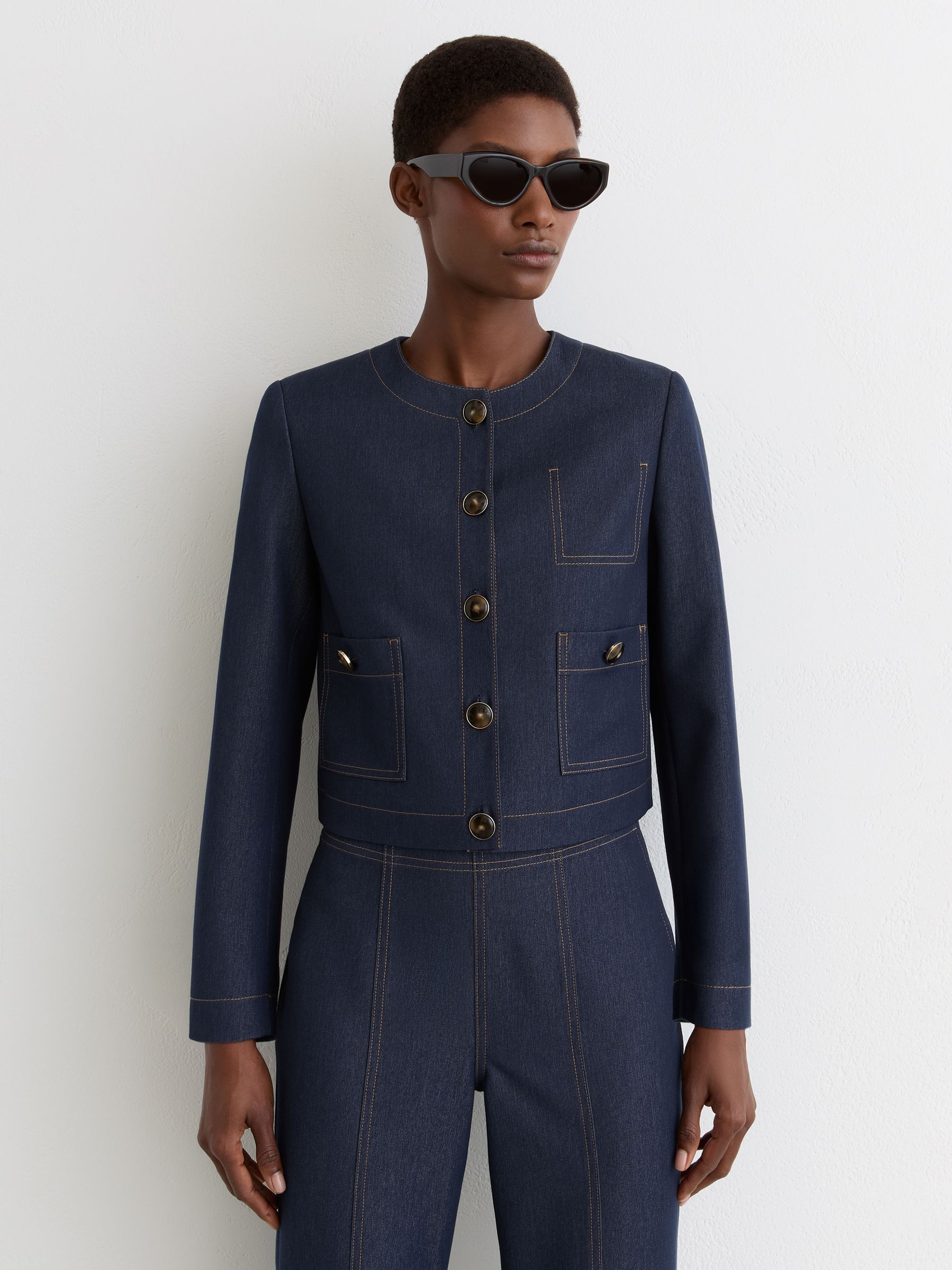 Jacket in Dark Blue (G60482) | kr3 415