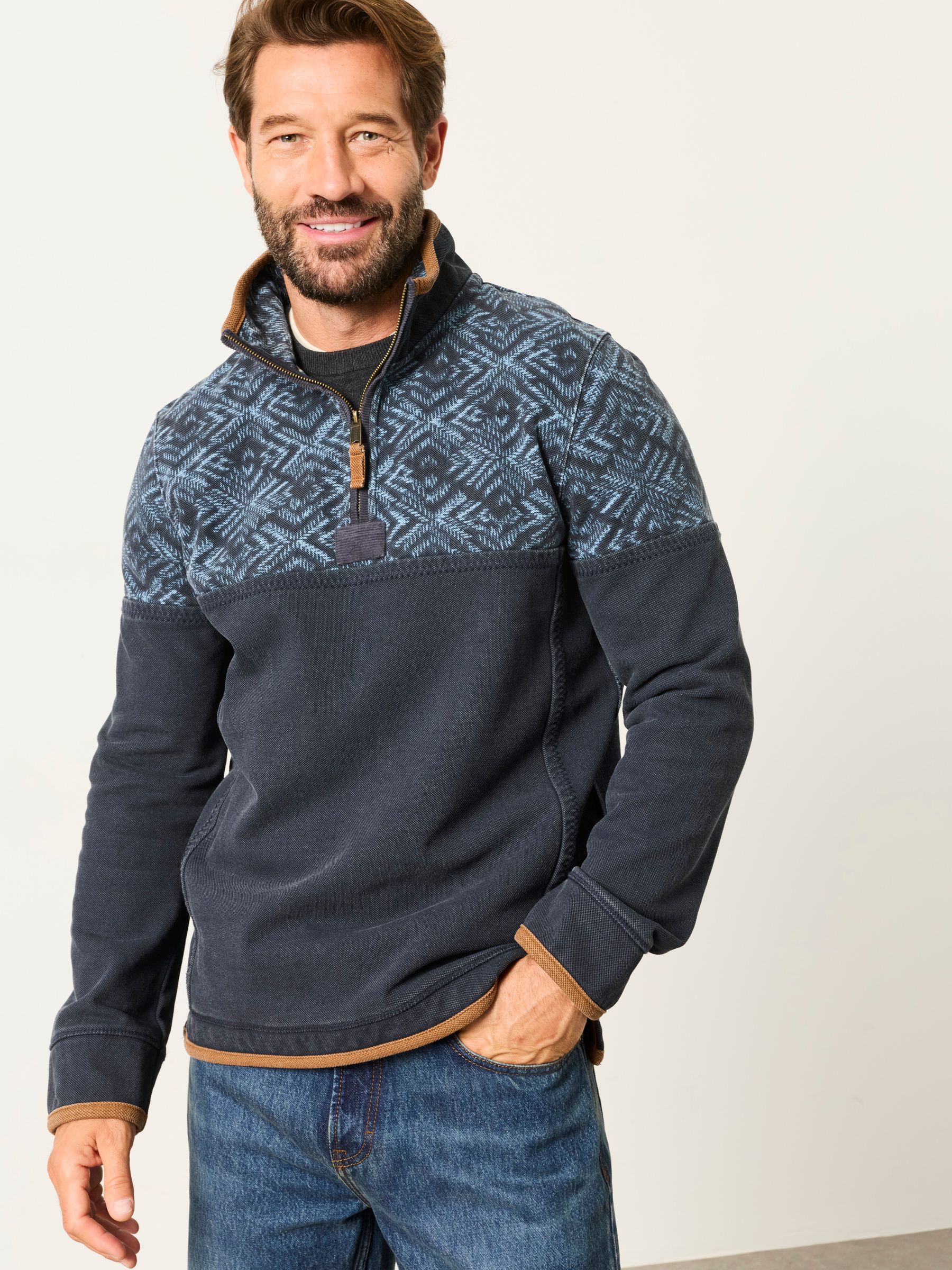 Navy - Regular Sweat Top
