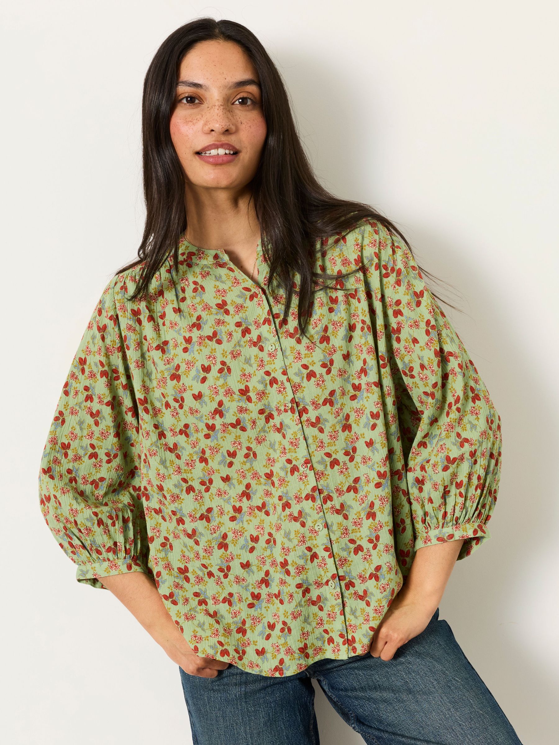 Sage Green Acorn - Blouse