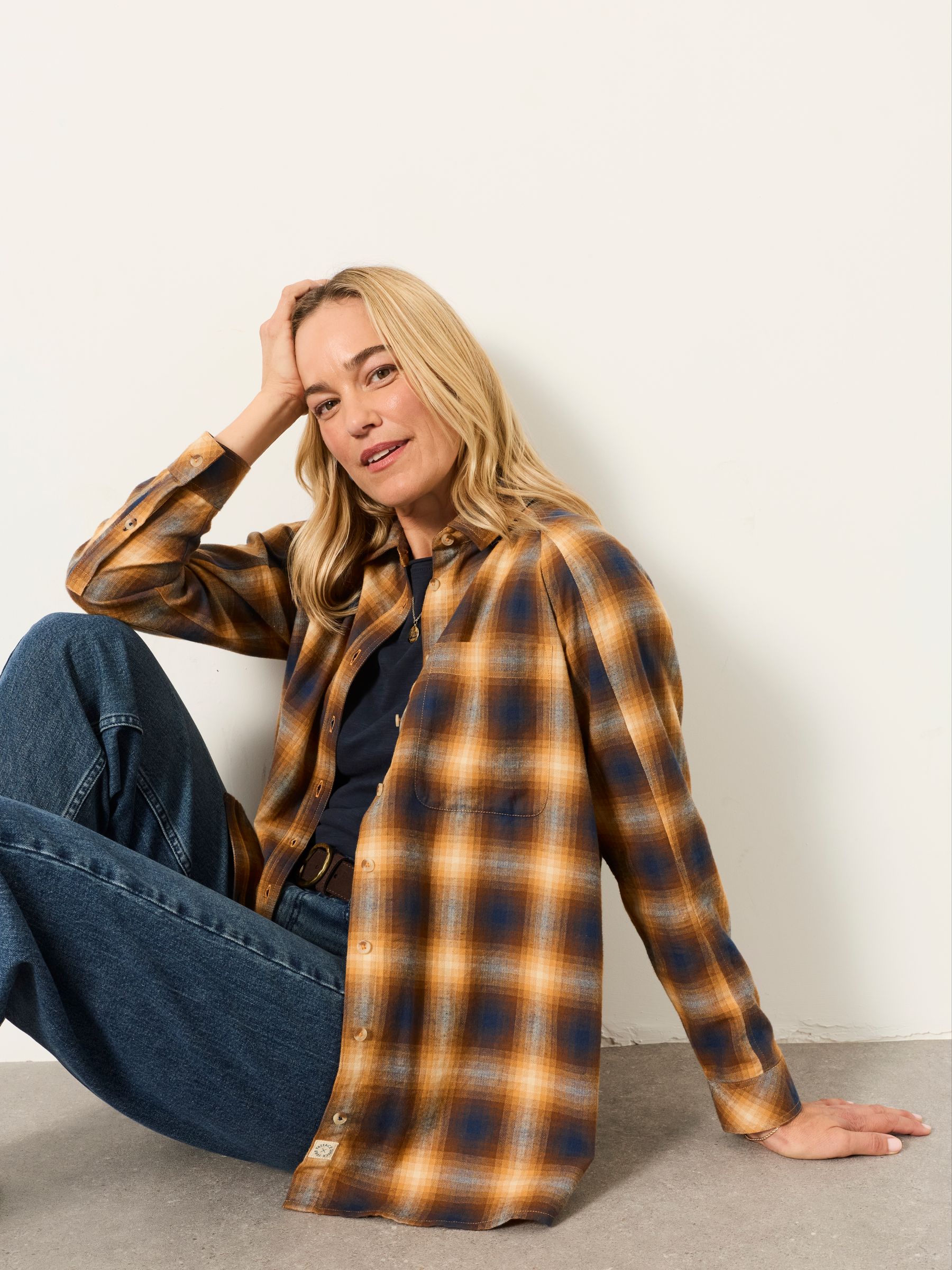 Brown - Check Shirt