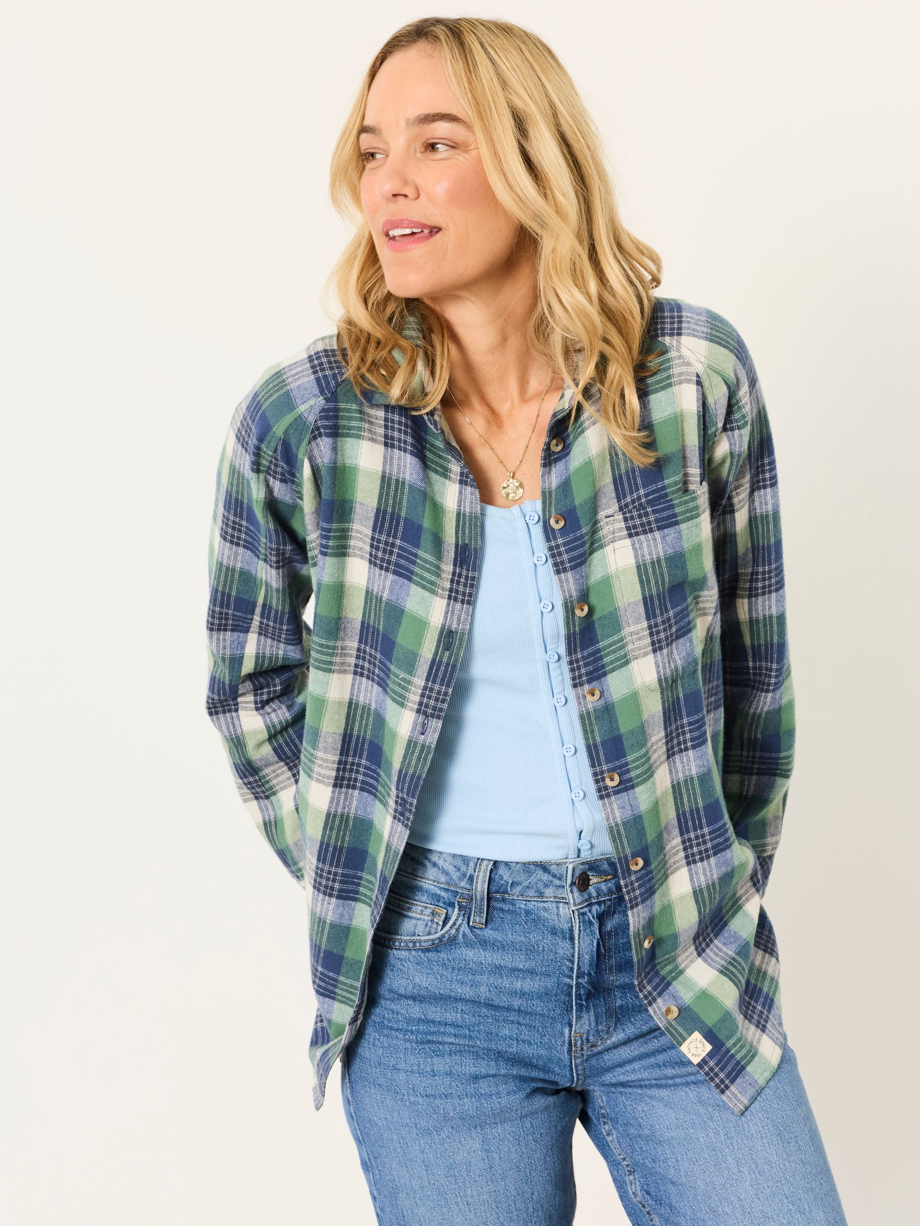 Green - Check Shirt