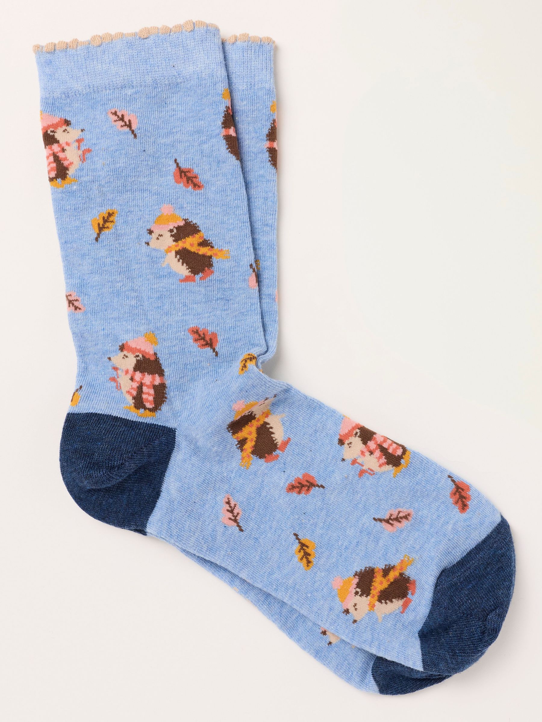 Blue - Hedgehog Socks