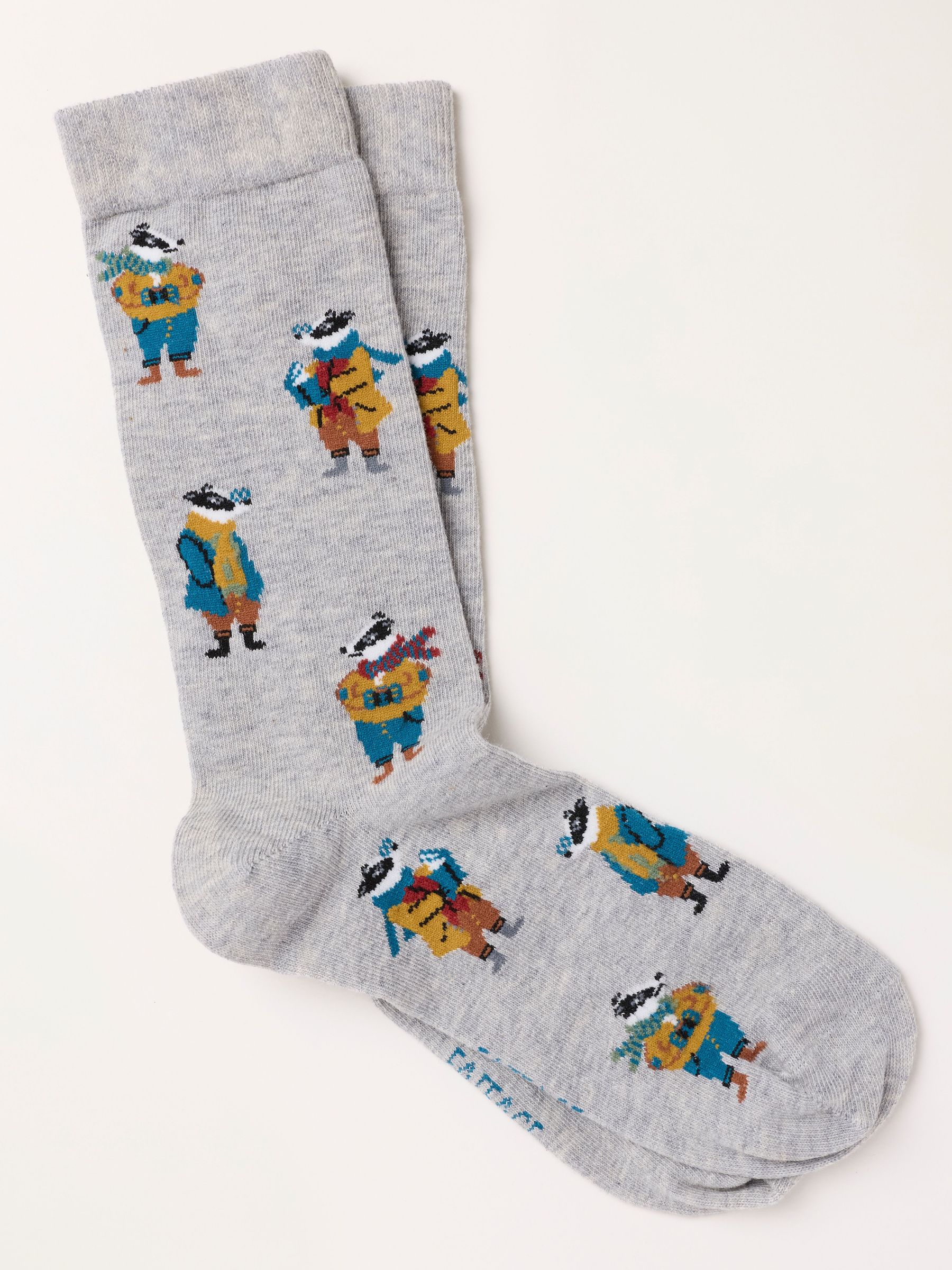 Grey - Regular Badger Socks