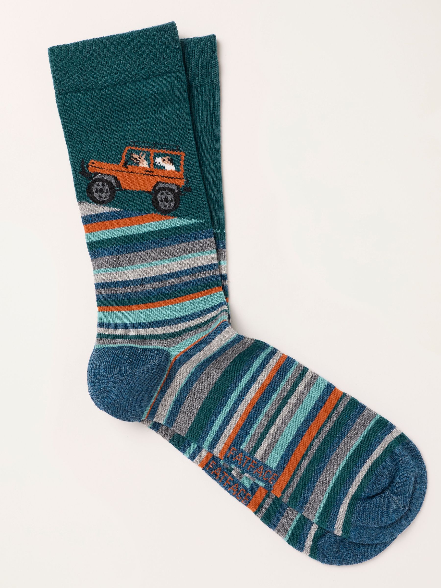 Teal Blue - Regular Off Roader Dog Socks
