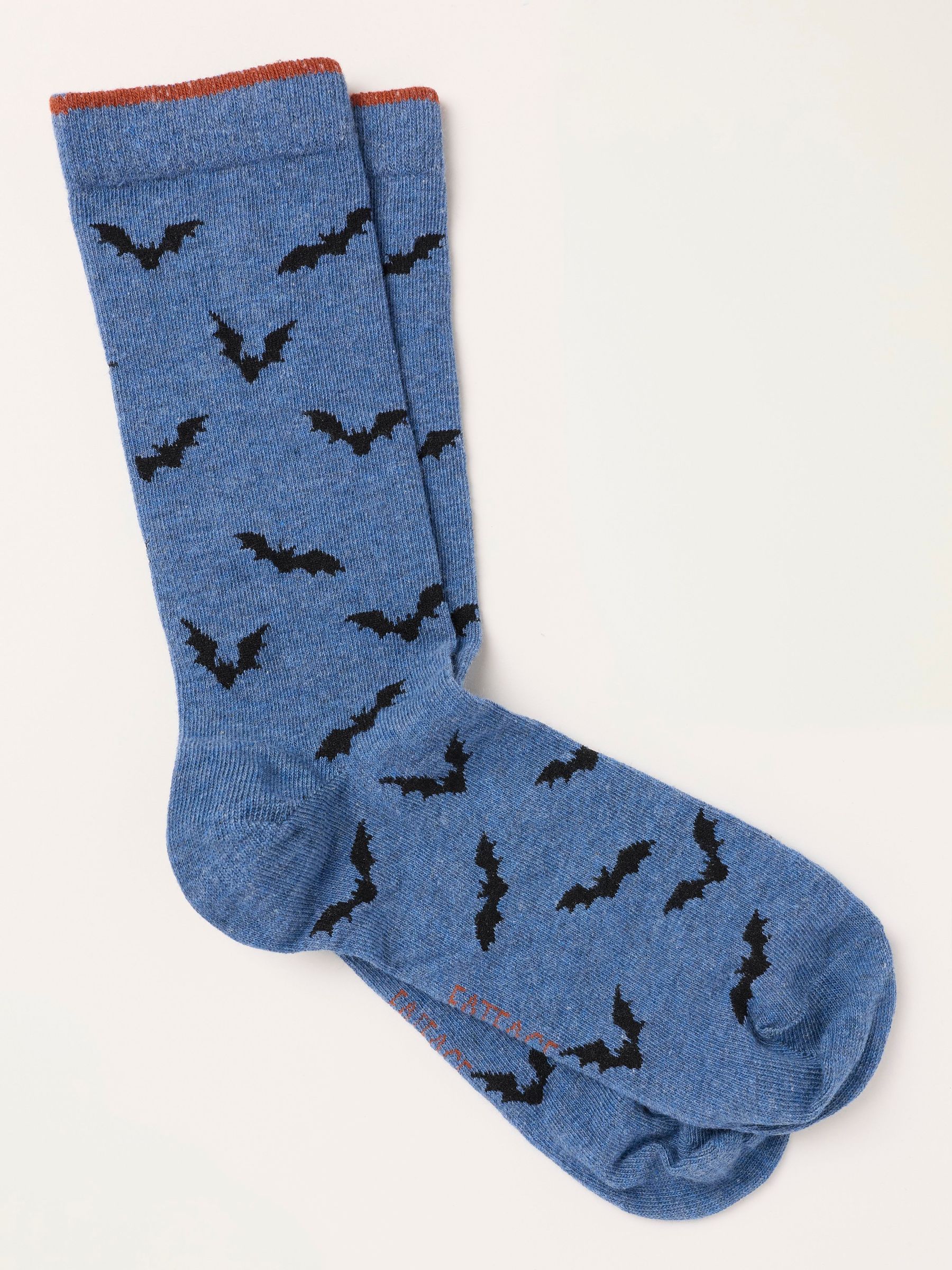 Blue - Regular Halloween Bat Socks