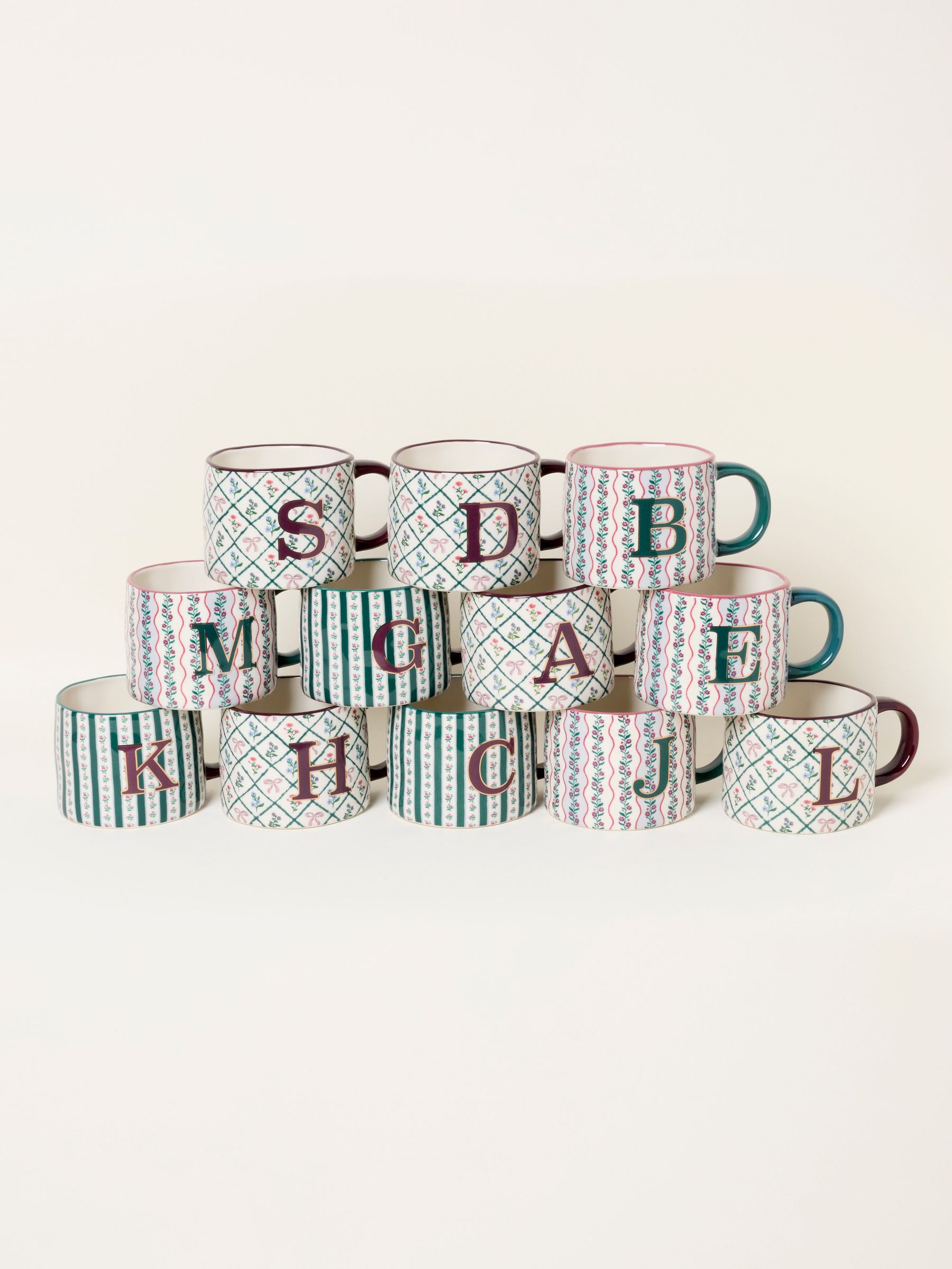 Alphabet Ceramic Mug