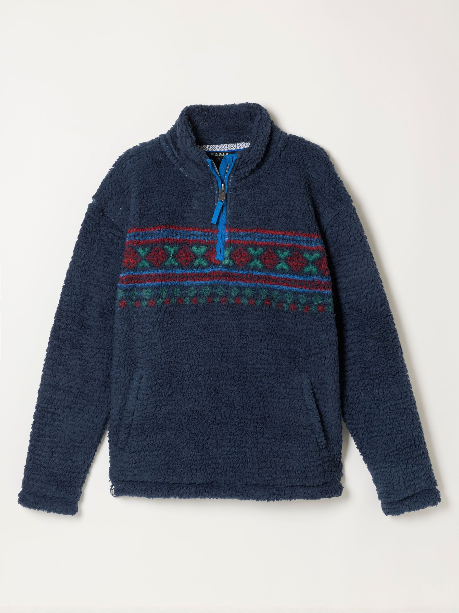 Navy - Regular Shelter Fairisle Fleece
