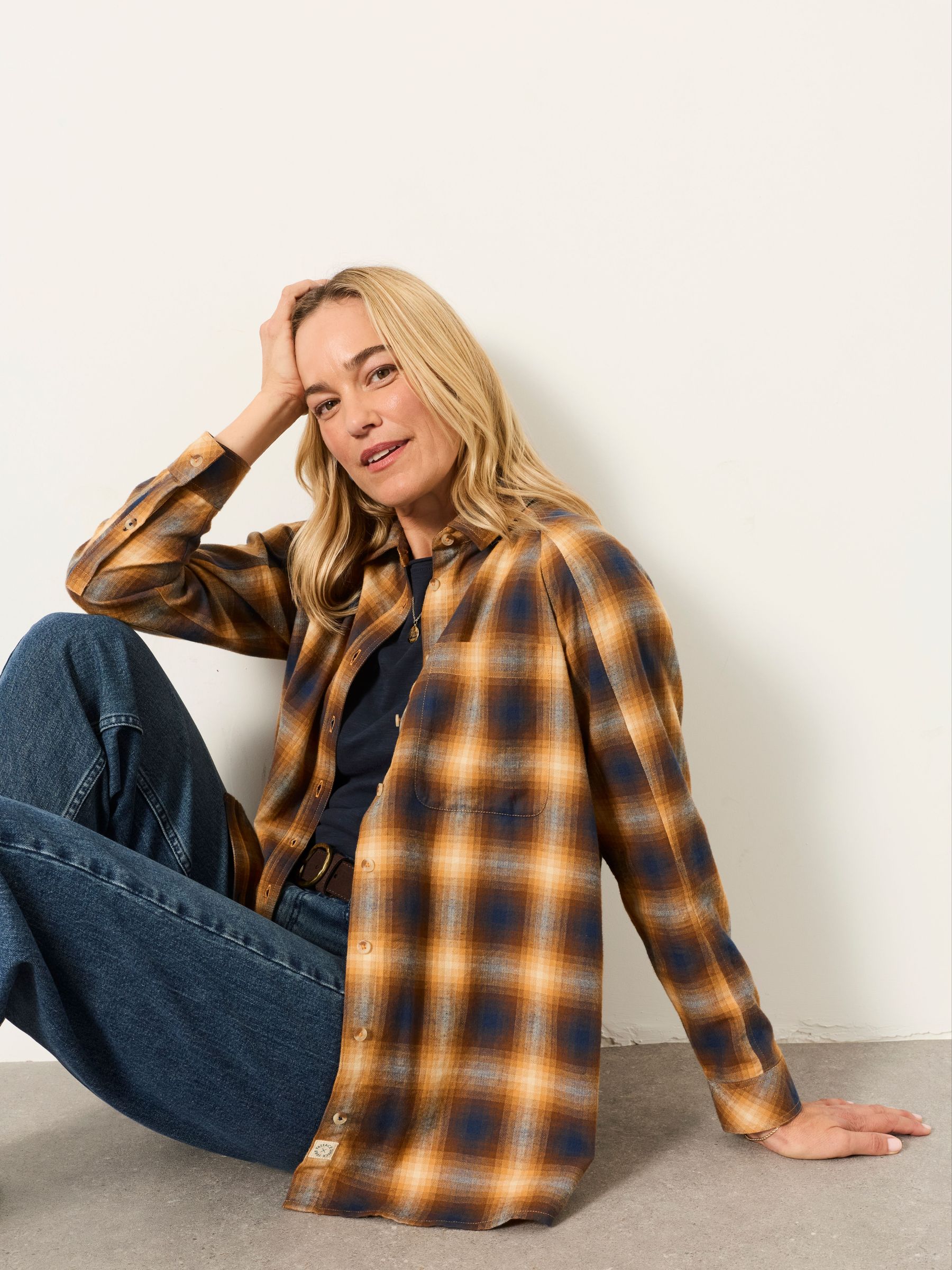 Brown - Check Shirt