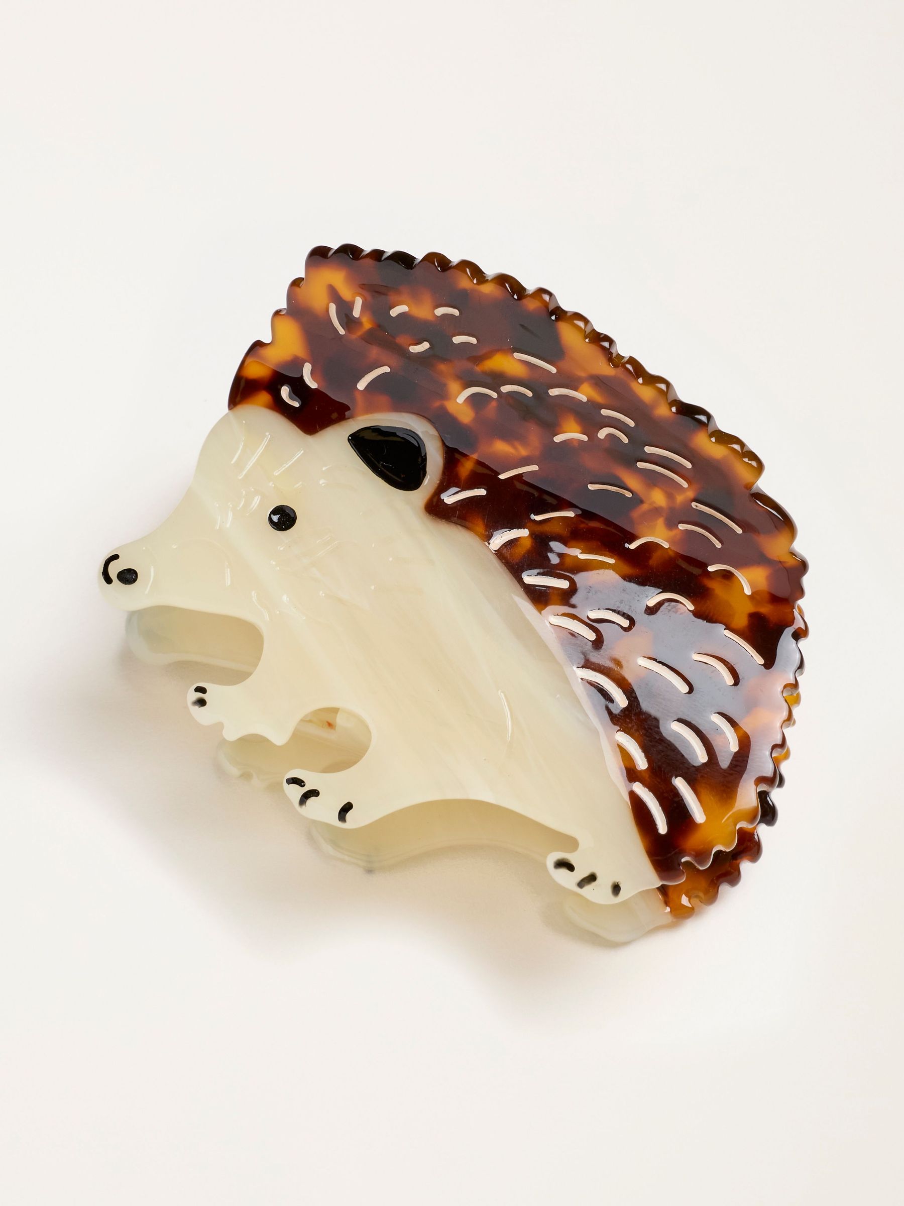 Brown - Hedgehog Claw Clip