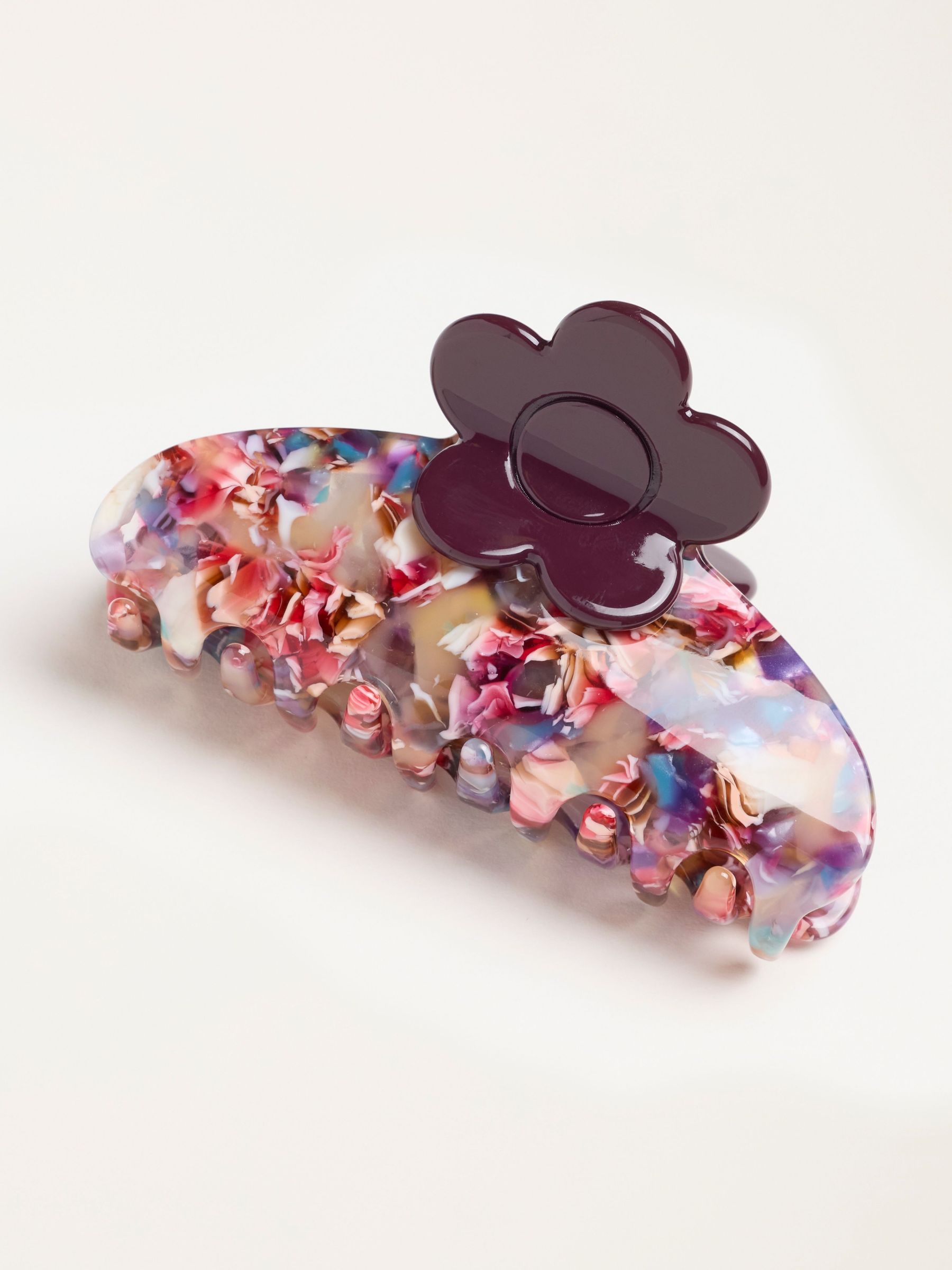 Purple - Flower Claw Clip