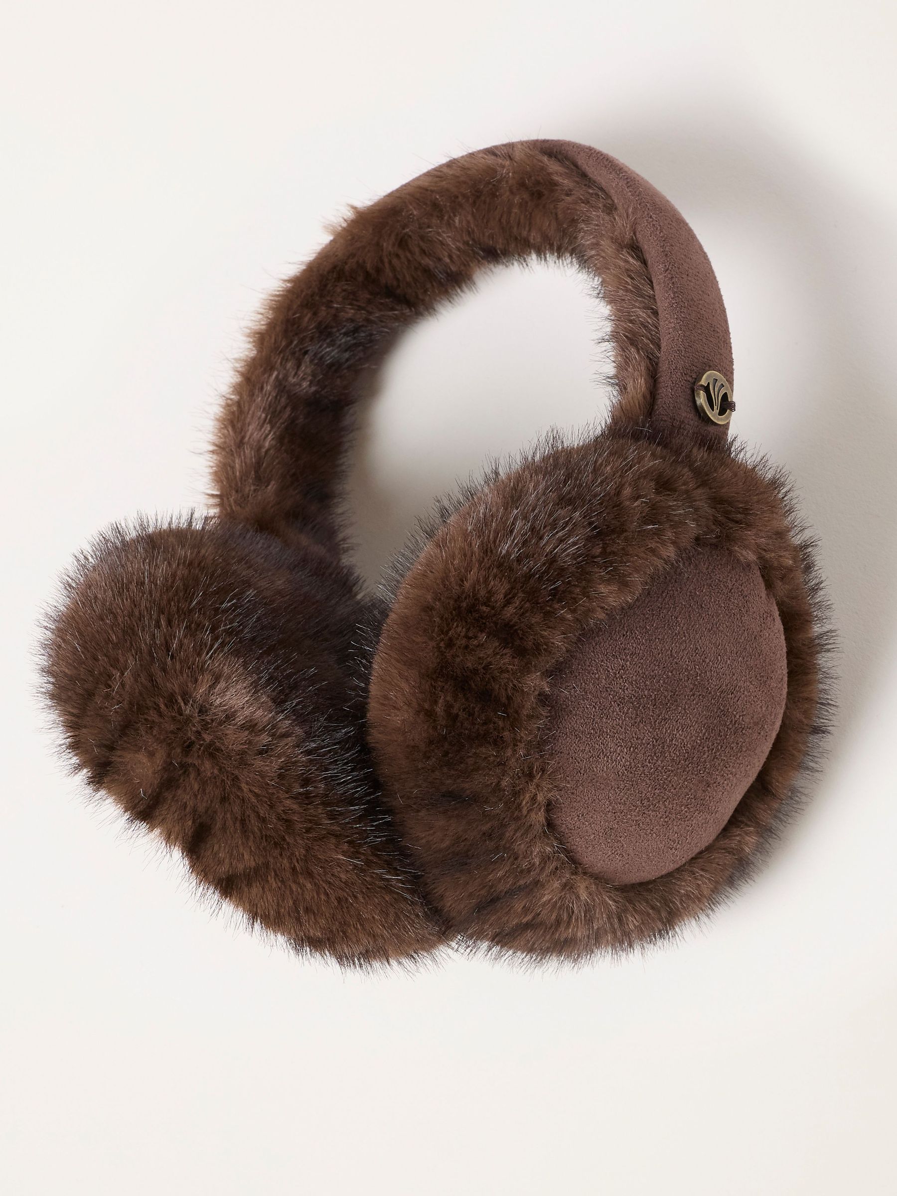 Chocolate Brown - Fluffy Earmuffs
