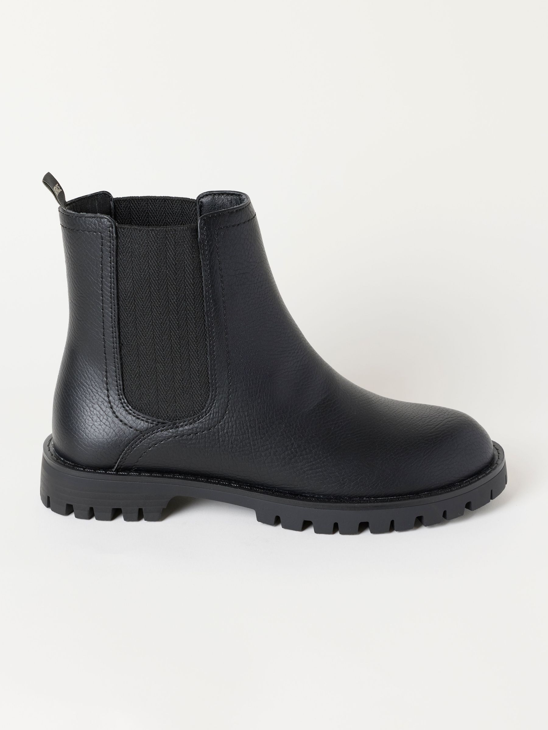 Black - Pu Chelsea Boots