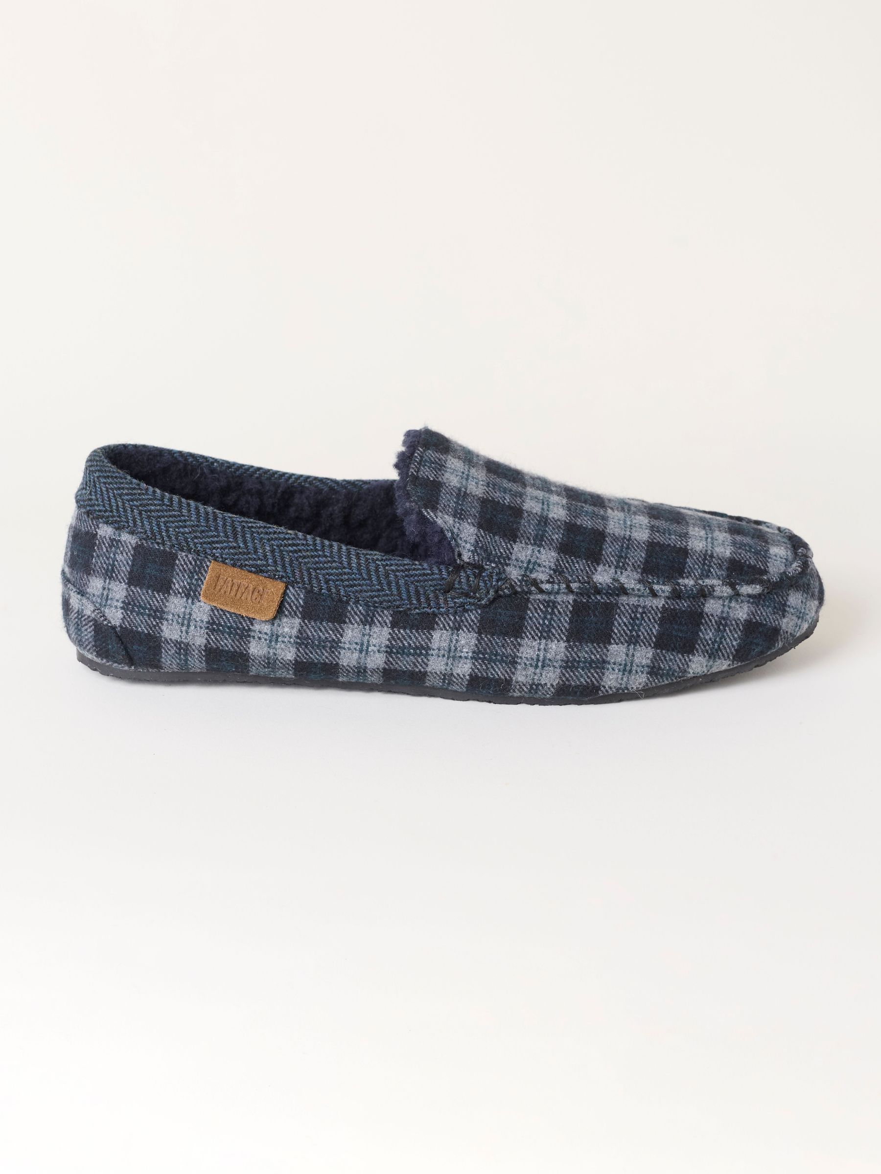 Grey - Regular Moccasin Slipper