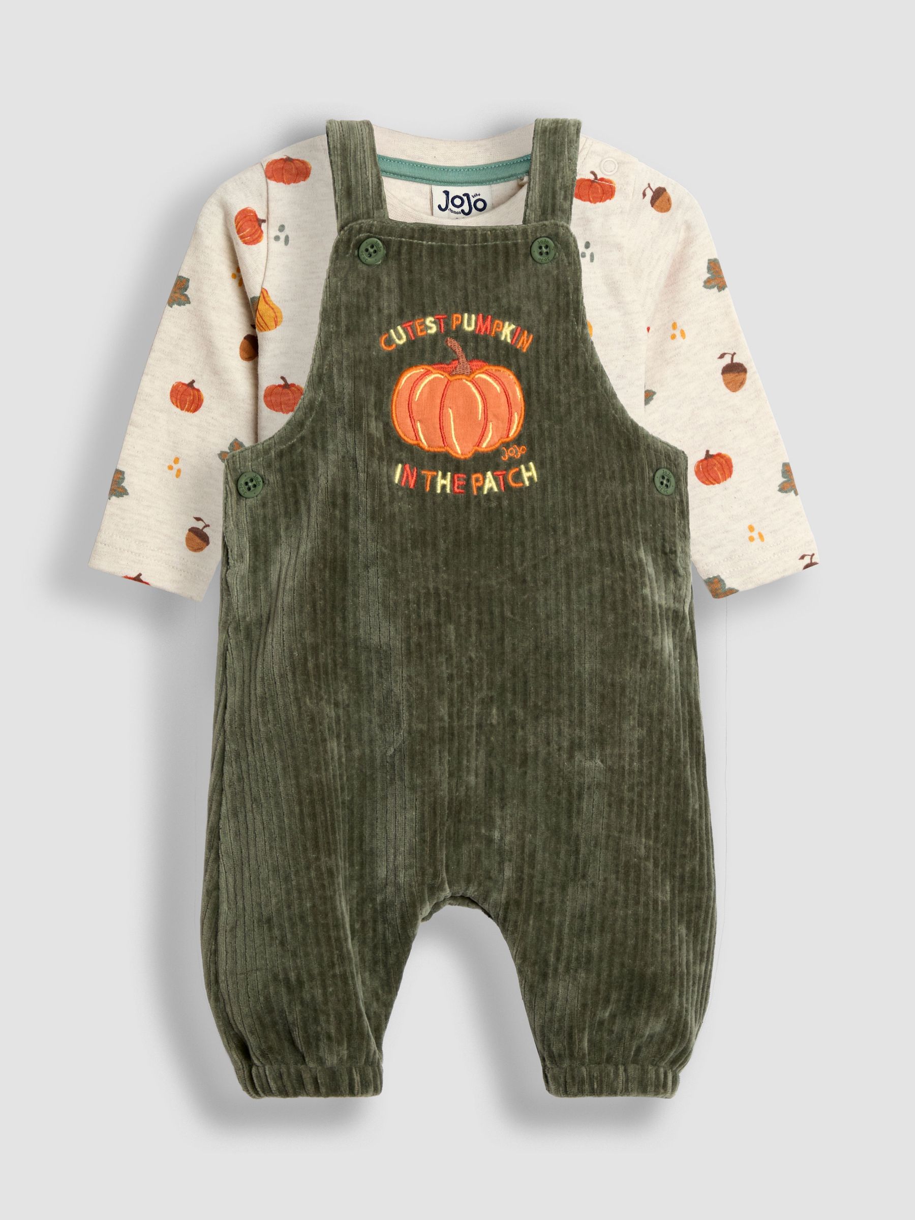 Green 2-Piece Dungarees & Top Set (H14599) | $48 - $50
