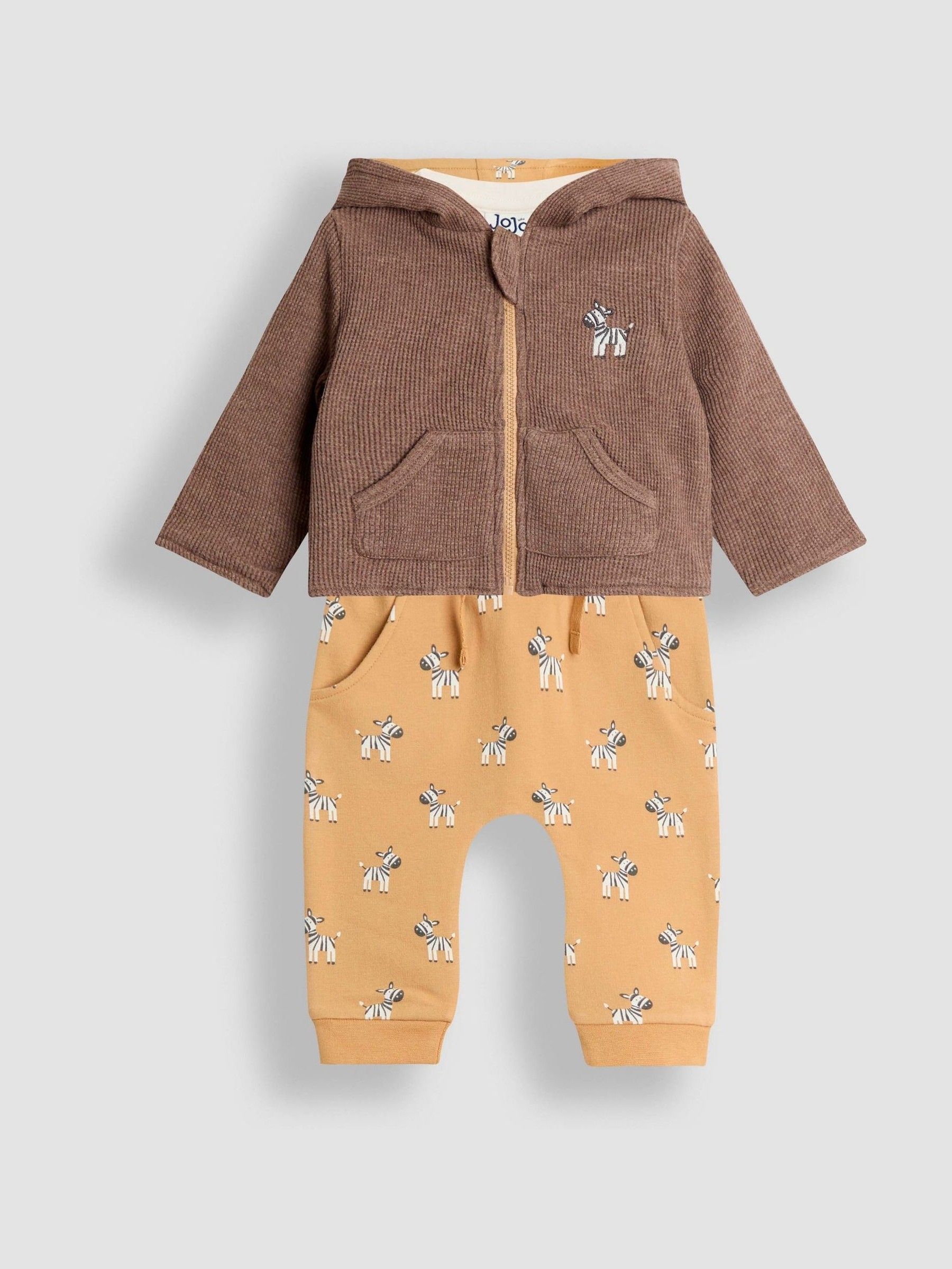 Brown Hoodie & Joggers Set (H14602) | $55 - $58