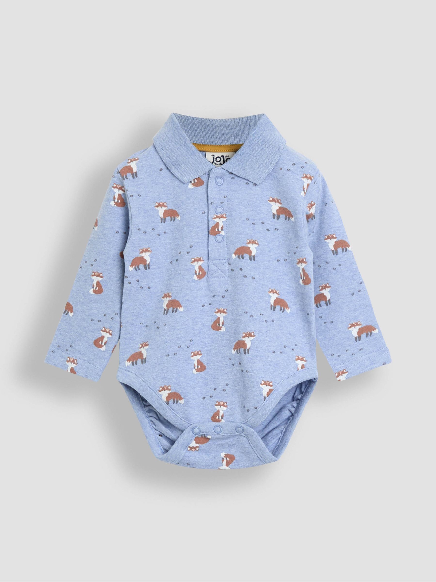Blue Fox Print Polo Body (H14620) | $26 - $27