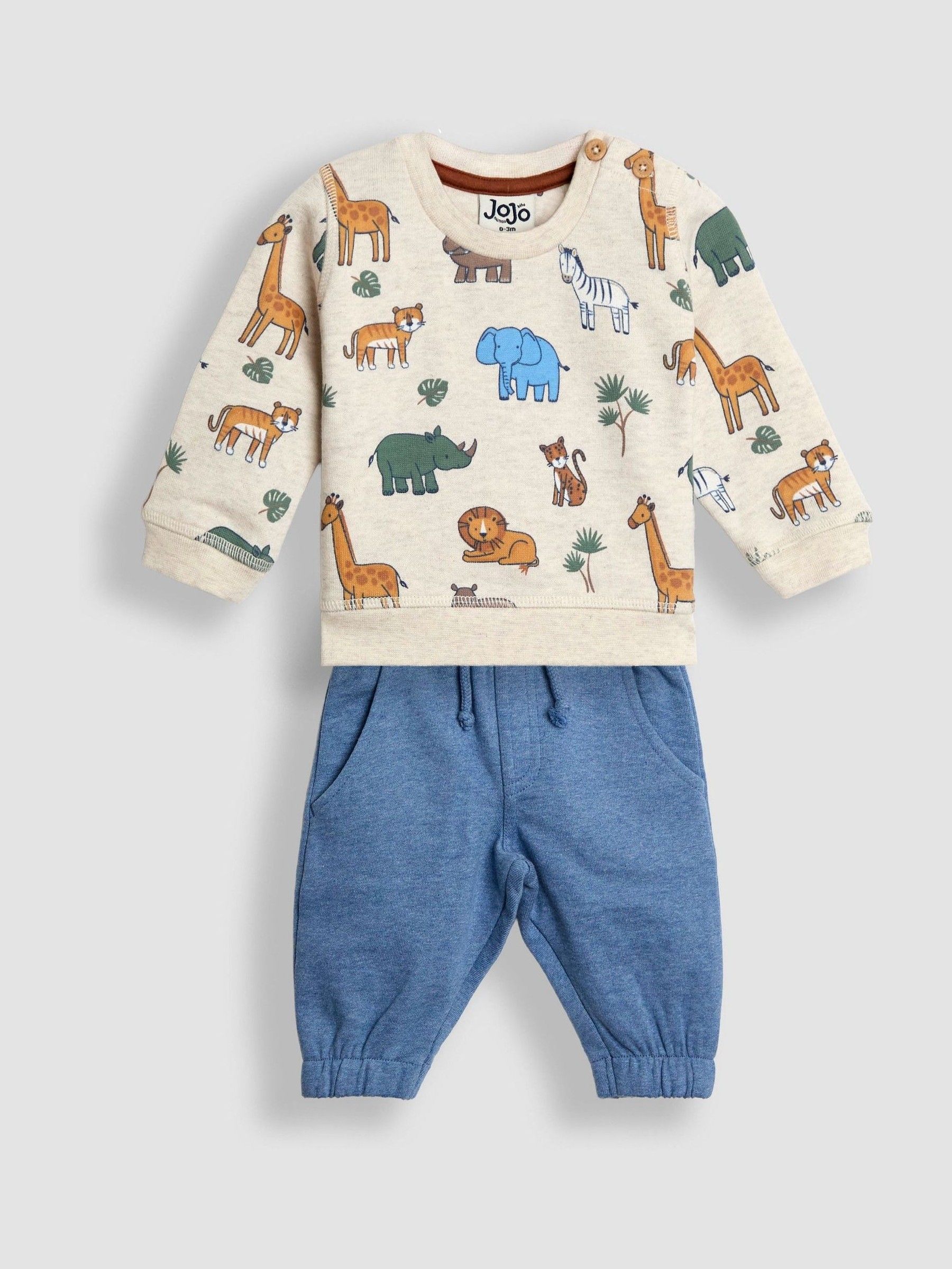 Natural Safari 2-Piece Safari Sweatshirt & Joggers Set (H14622) | $46 - $50