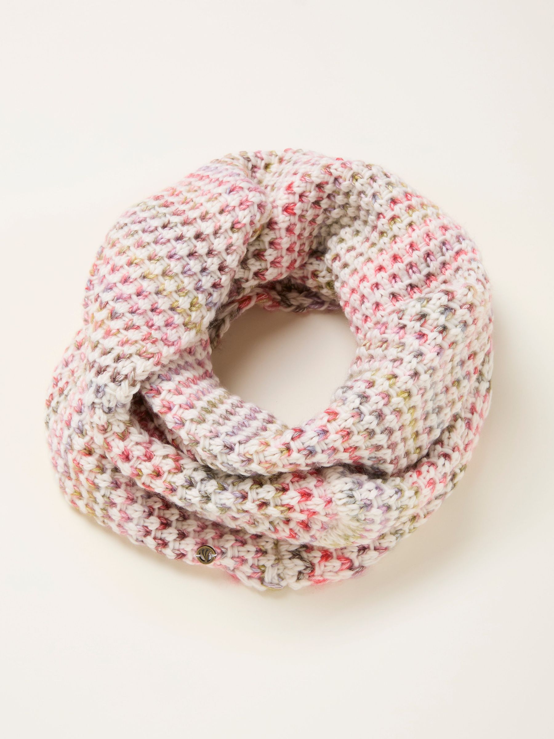 Ivory Space Dye Snood (H15276) | $60