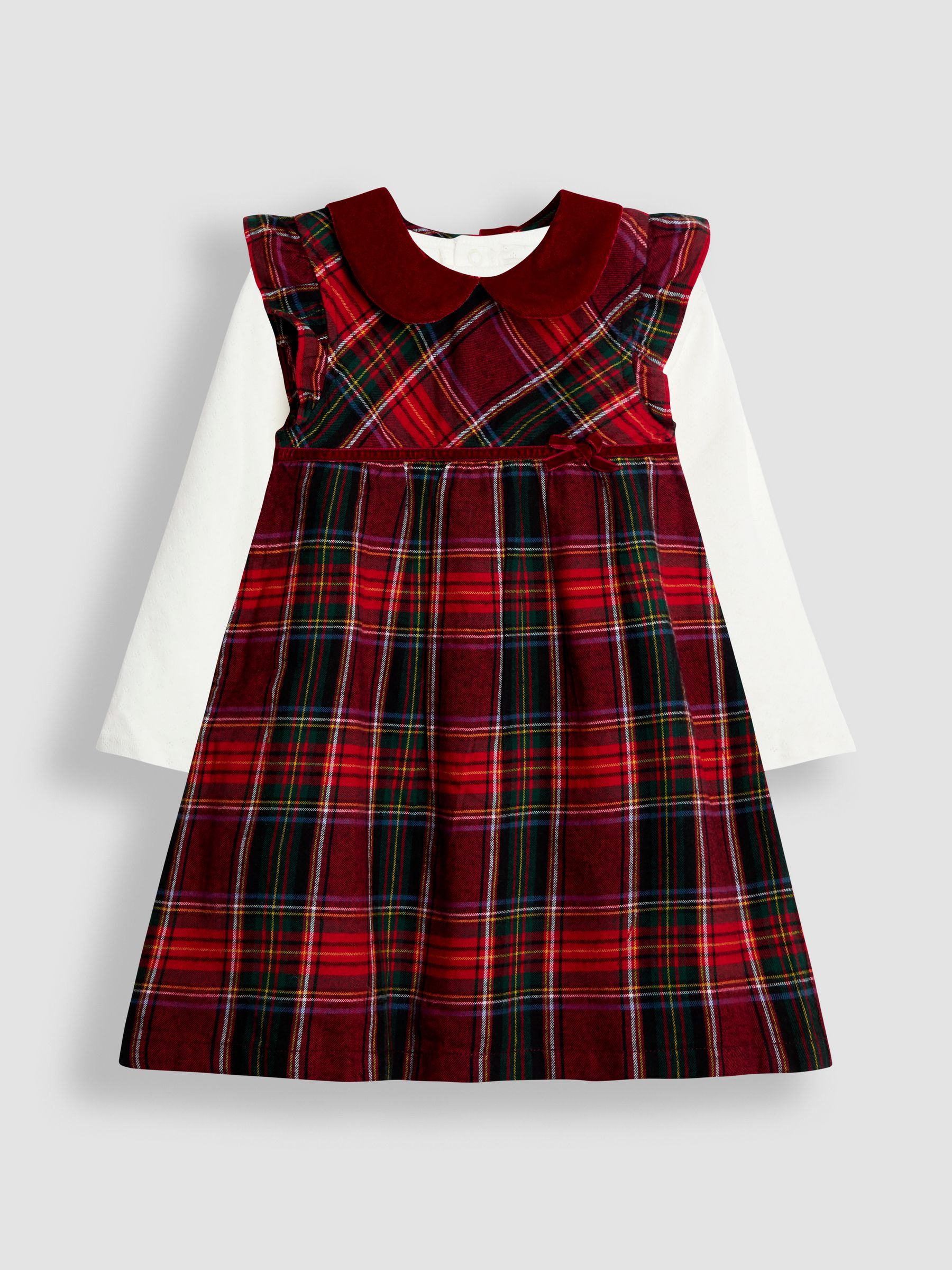Red Tartan Baby Dress & Body Set (H15860) | $62 - $65