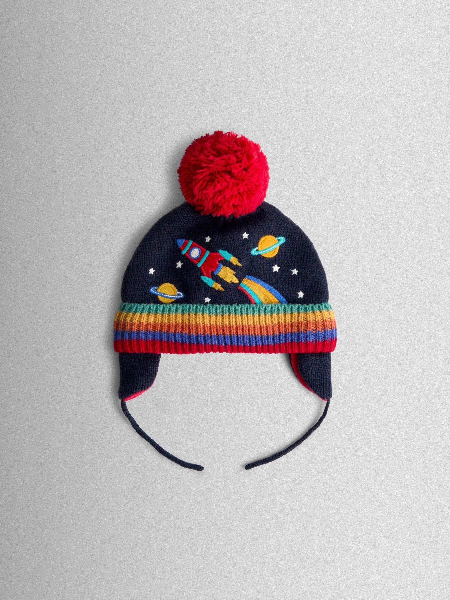 Navy Rocket Embroidered Hat (H15894) | $28