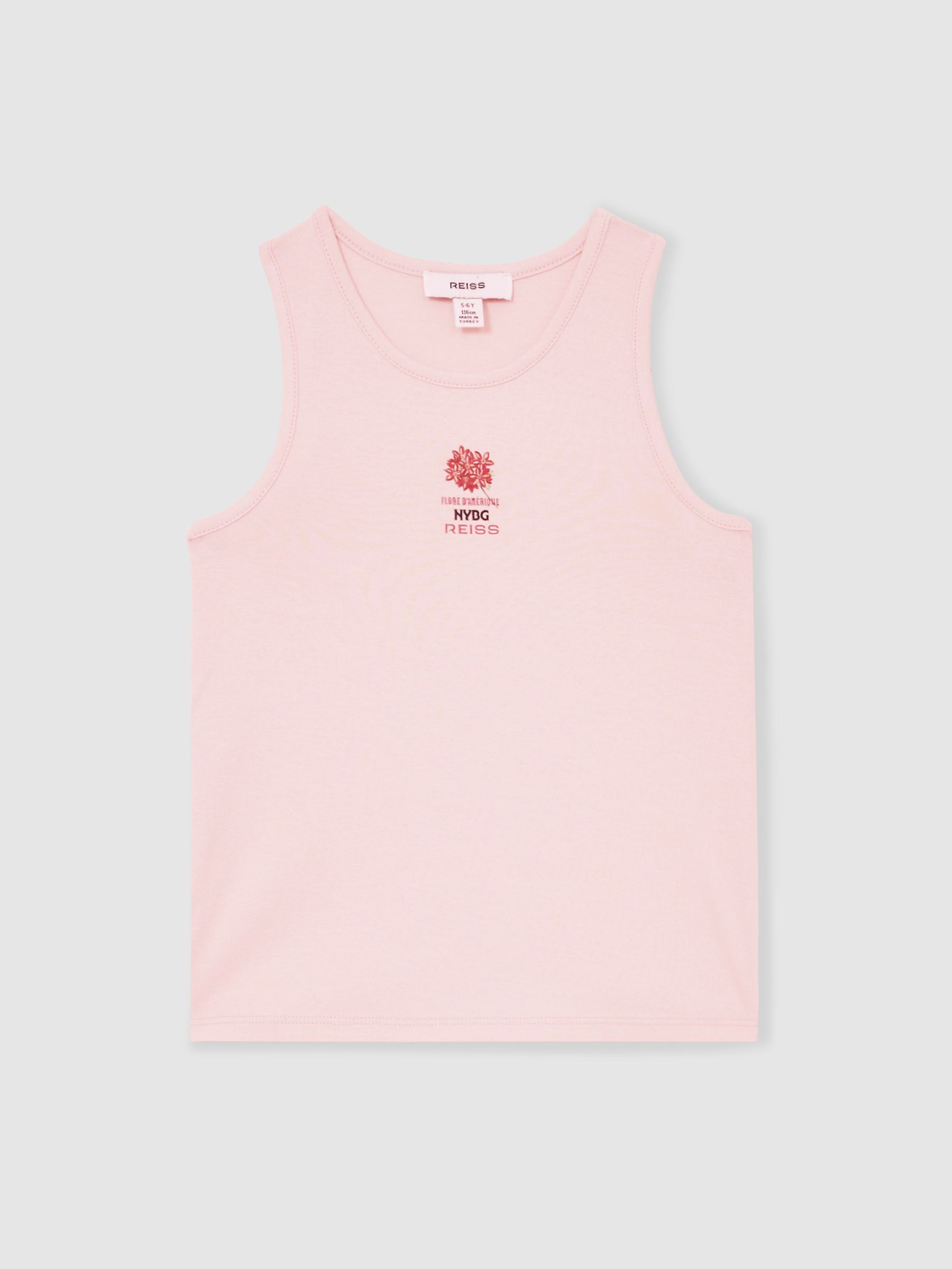 13-14 yrs Reiss | NYBG Floral Emblem Vest in Pink (H16146) | US$30