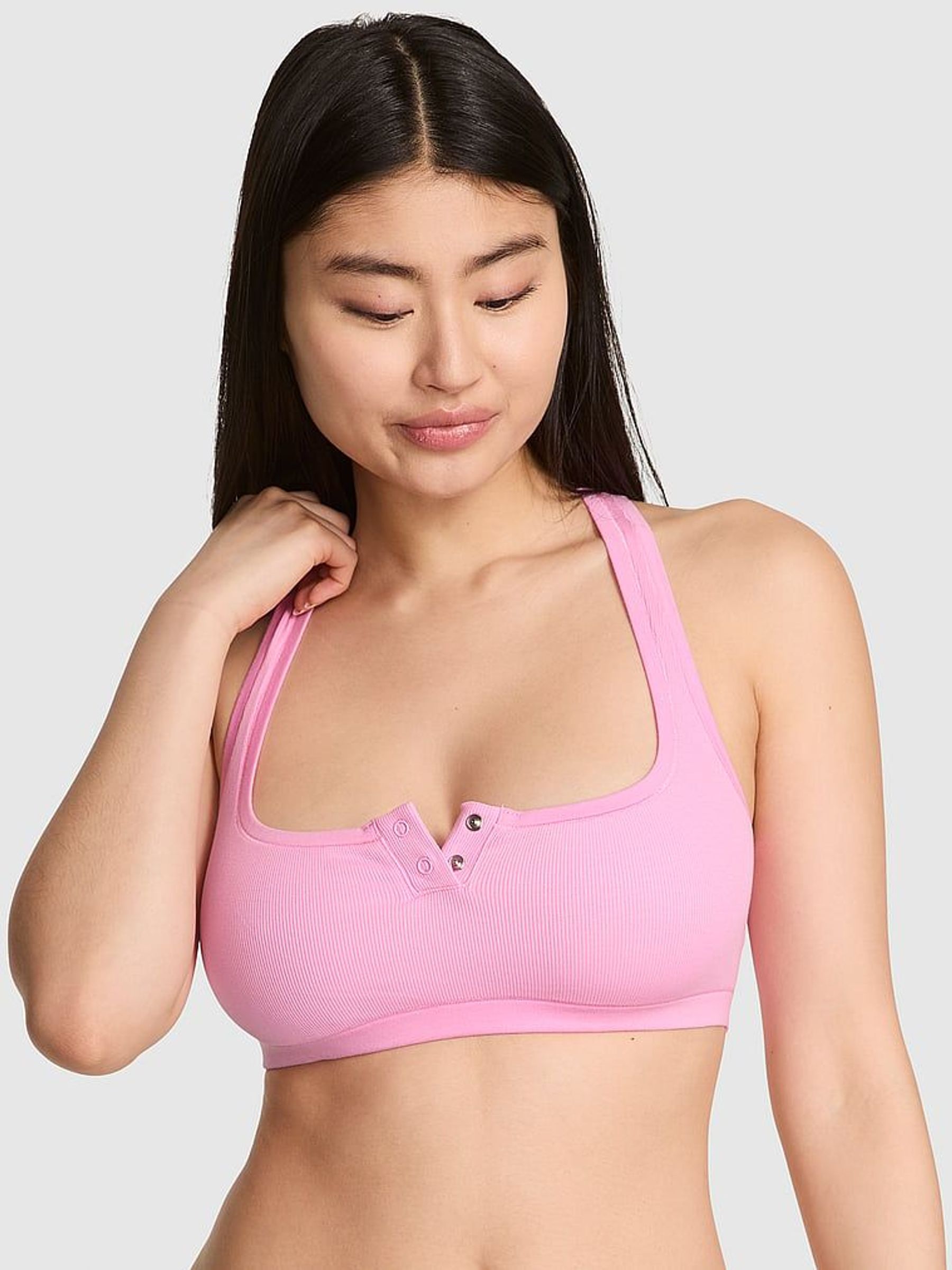 Pink Lollipop Cotton Dorm Bralette (H19317) | €22