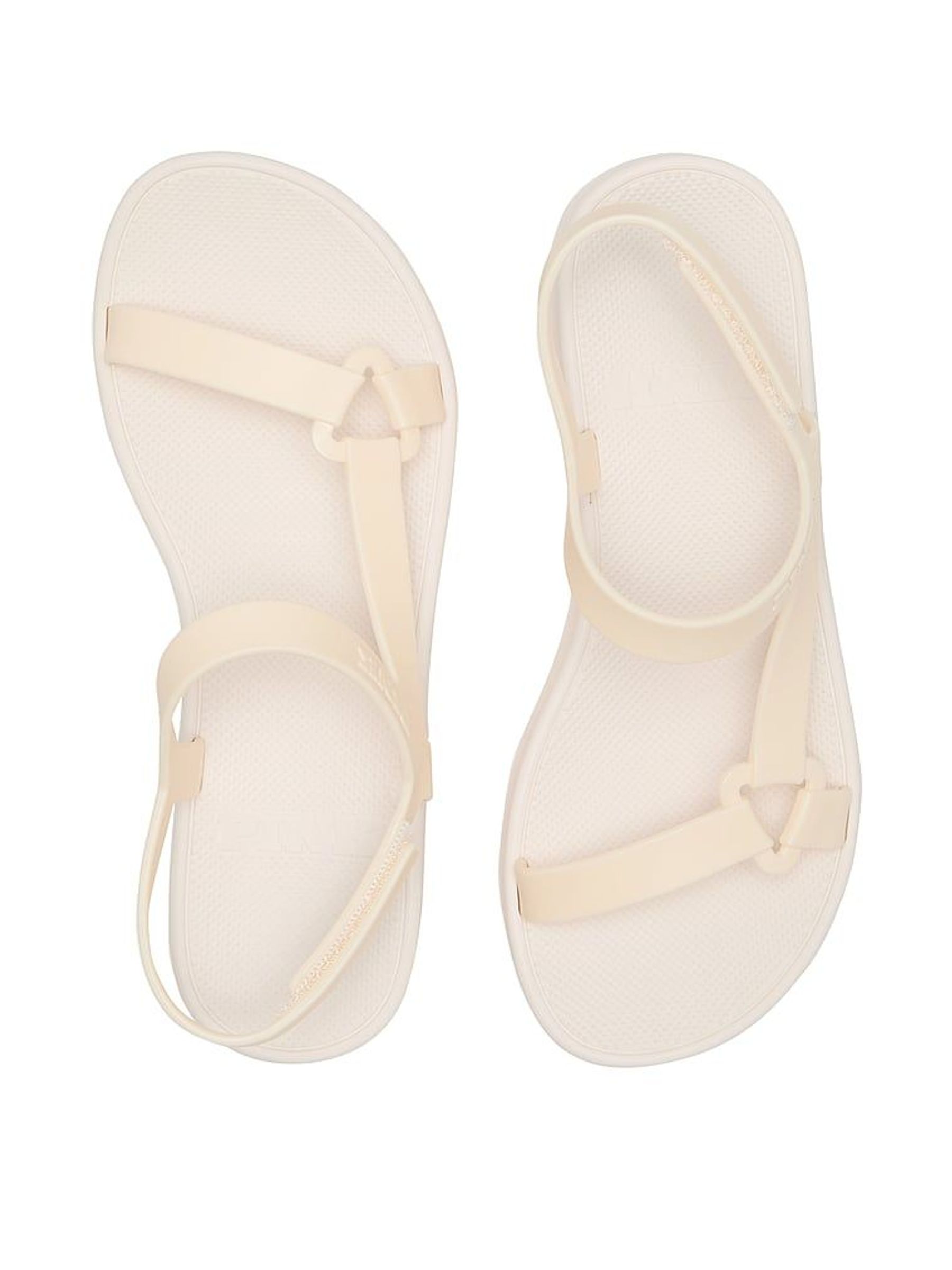 White Shell Strappy Platform Sport Sandals (H24027) | €29
