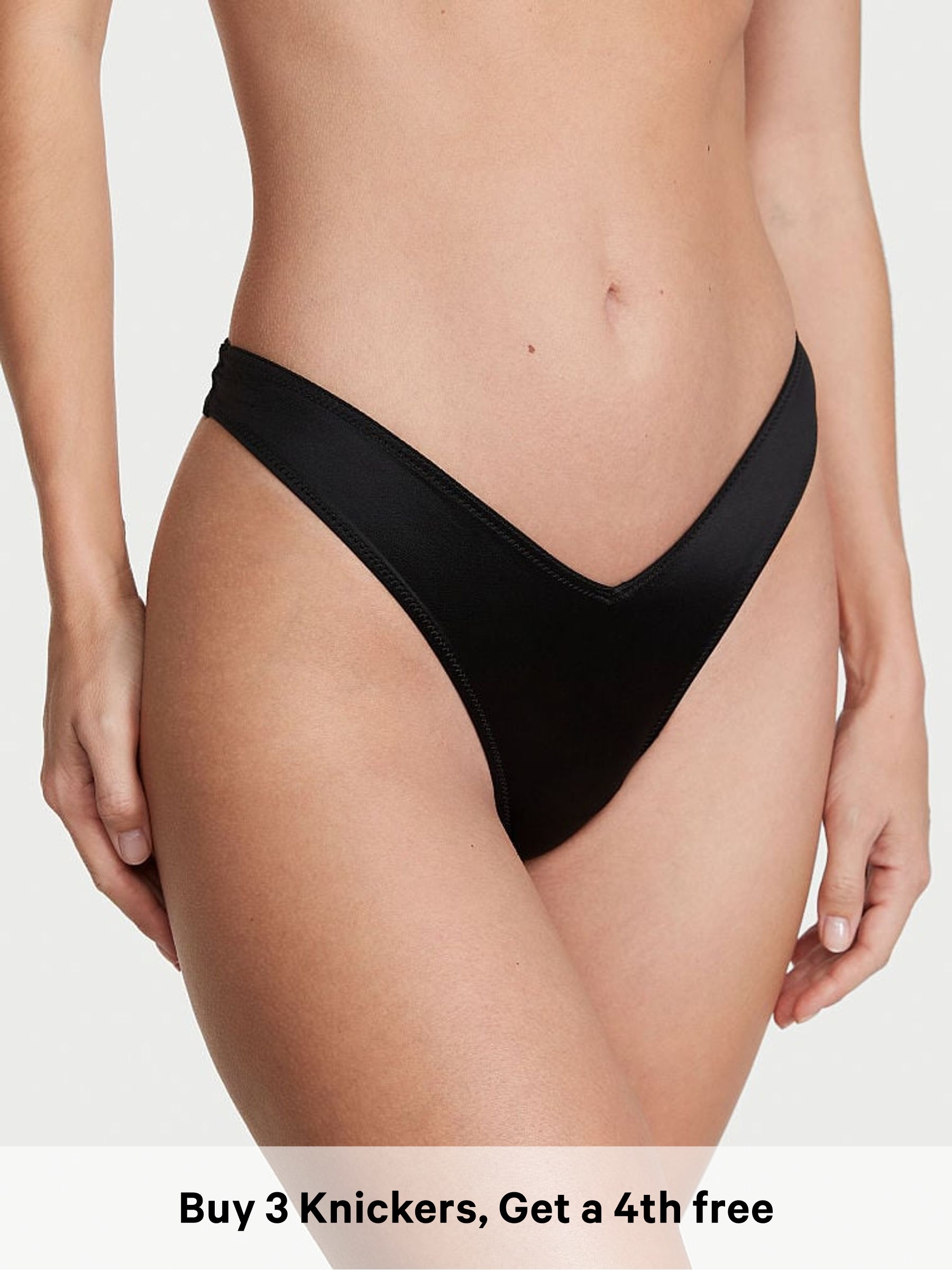 Black Thong Knickers (H27946) | €17.50