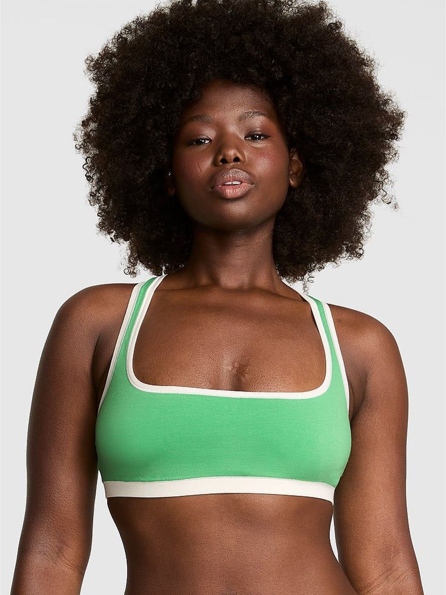 Wild Green Bralette Cotton Bralette (H28815) | €24