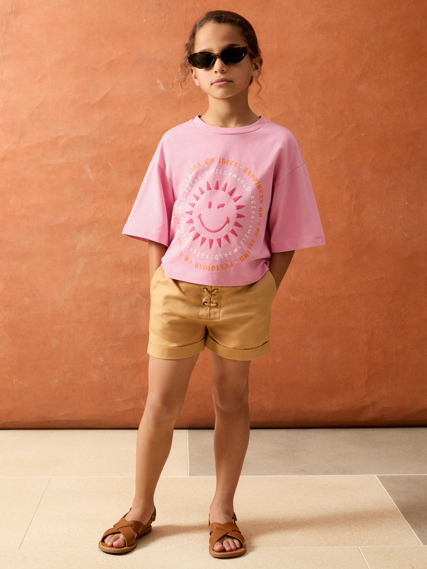 4-9 yrs SmileyWorld | Sun-Print T-Shirt in Pink (H29660) | €12