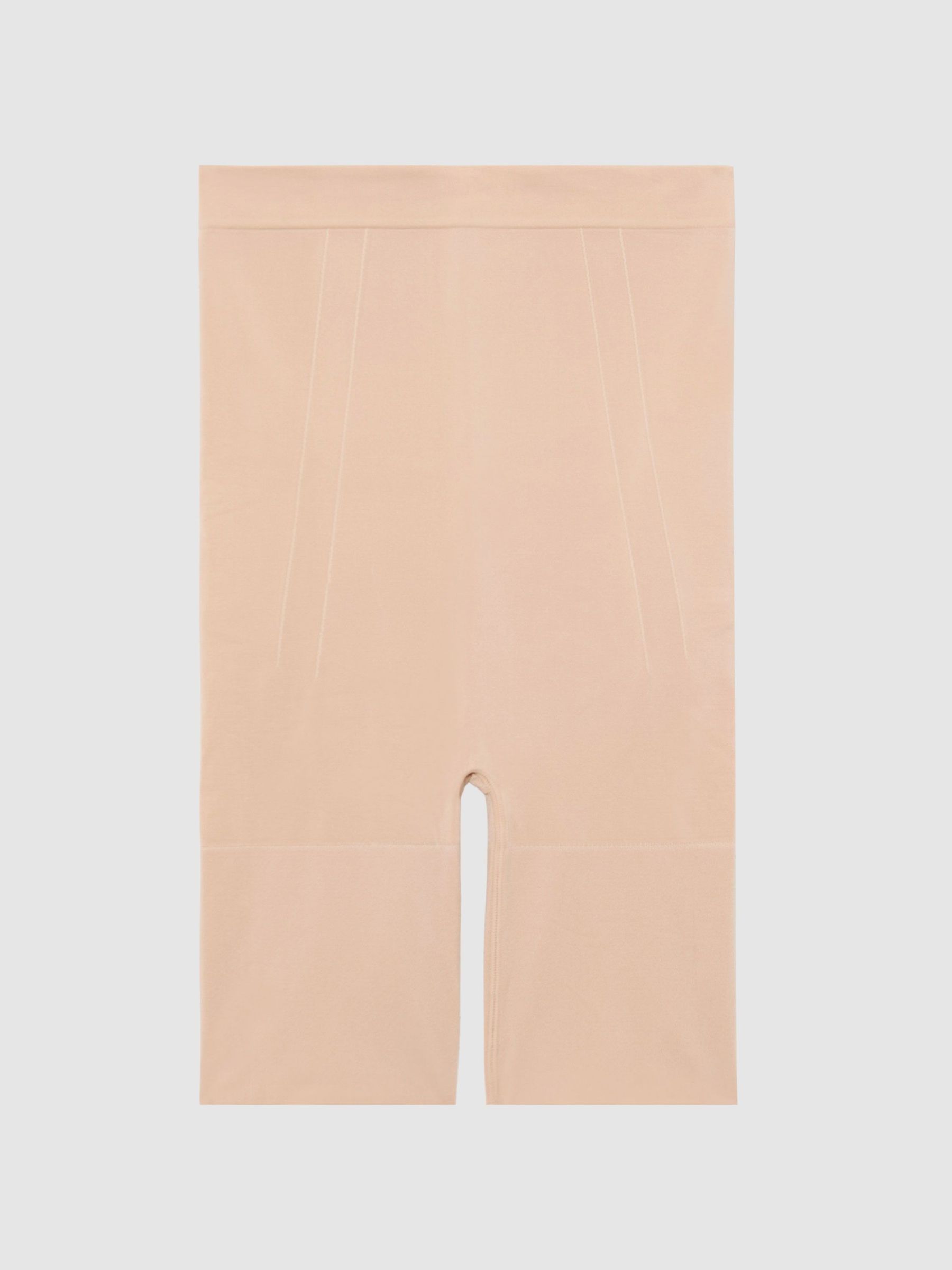 Shapewear Super Firming High Rise Mid-Thigh Shorts in Champagne Beige (H29670) | $130