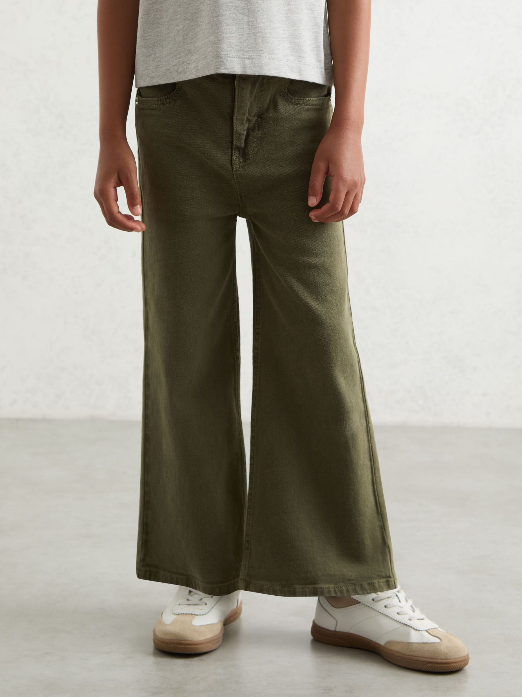 9-13 yrs Straight-Leg Mid-Rise Jeans in Khaki (H30098) | €75