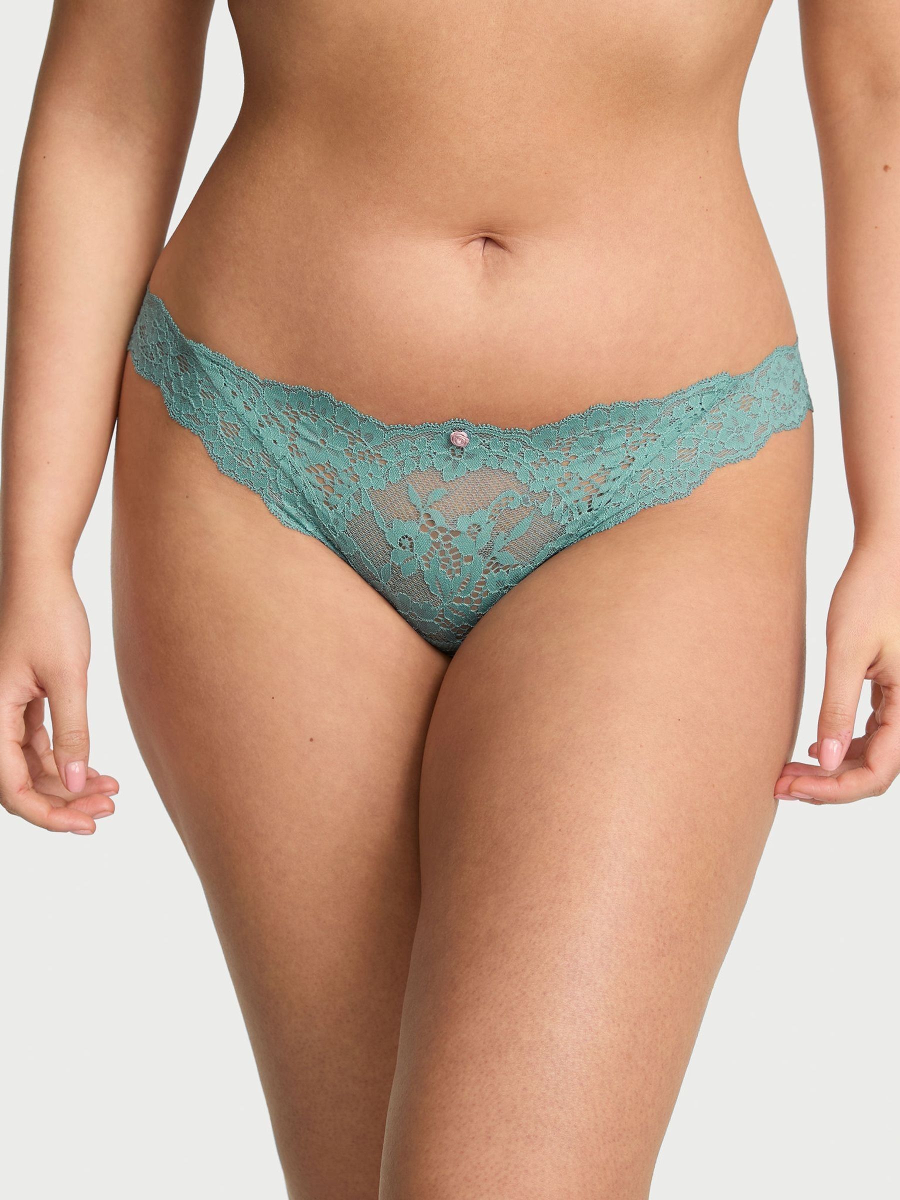 Arctic Green Bikini Lace Knickers (H30409) | €22.50