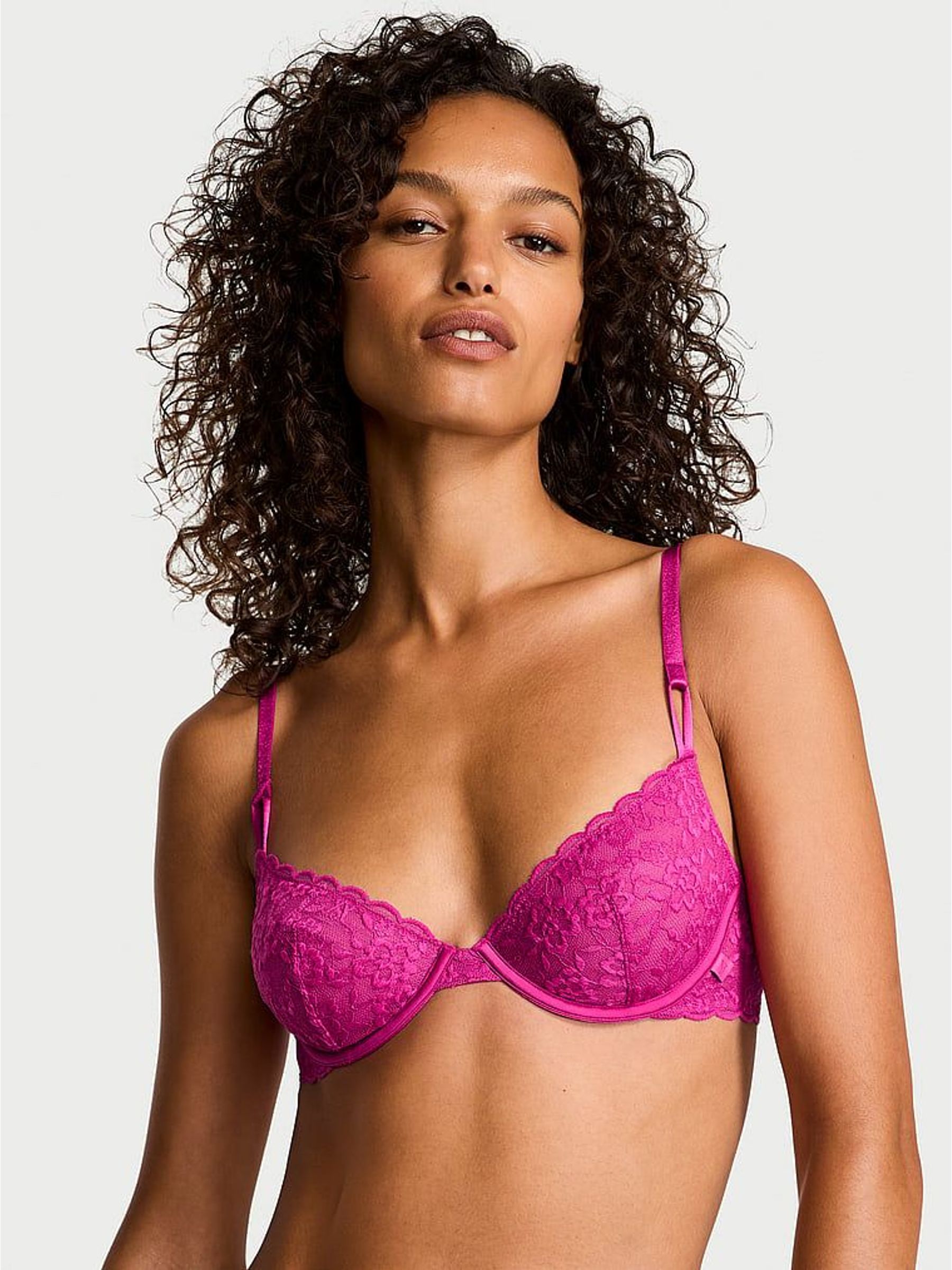 Allure Pink Demi Sexy Tee Lace Bra (H30432) | €36
