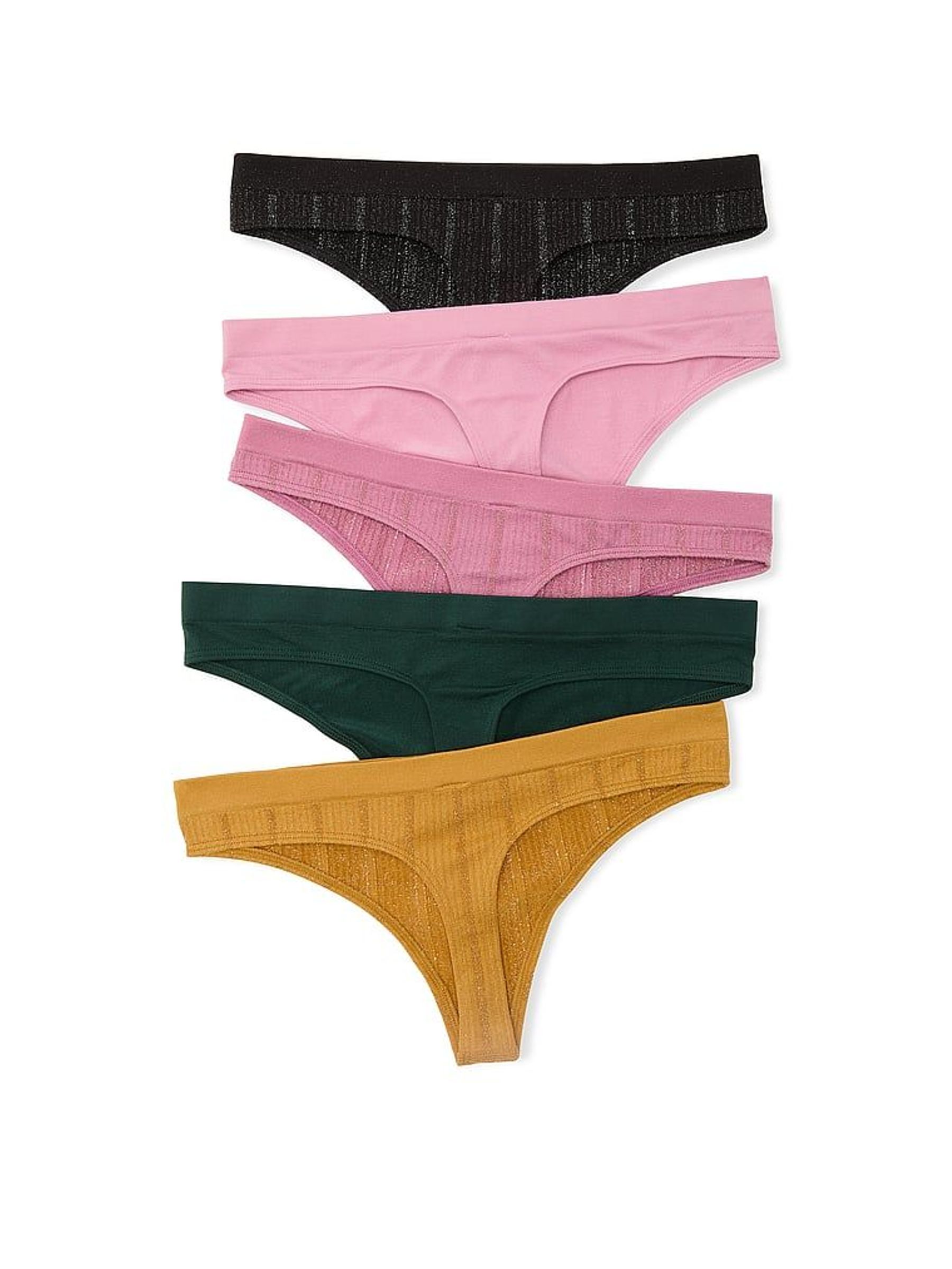 Black/Pink/Green/Yellow 5 Pack Knickers (H37778) | €32